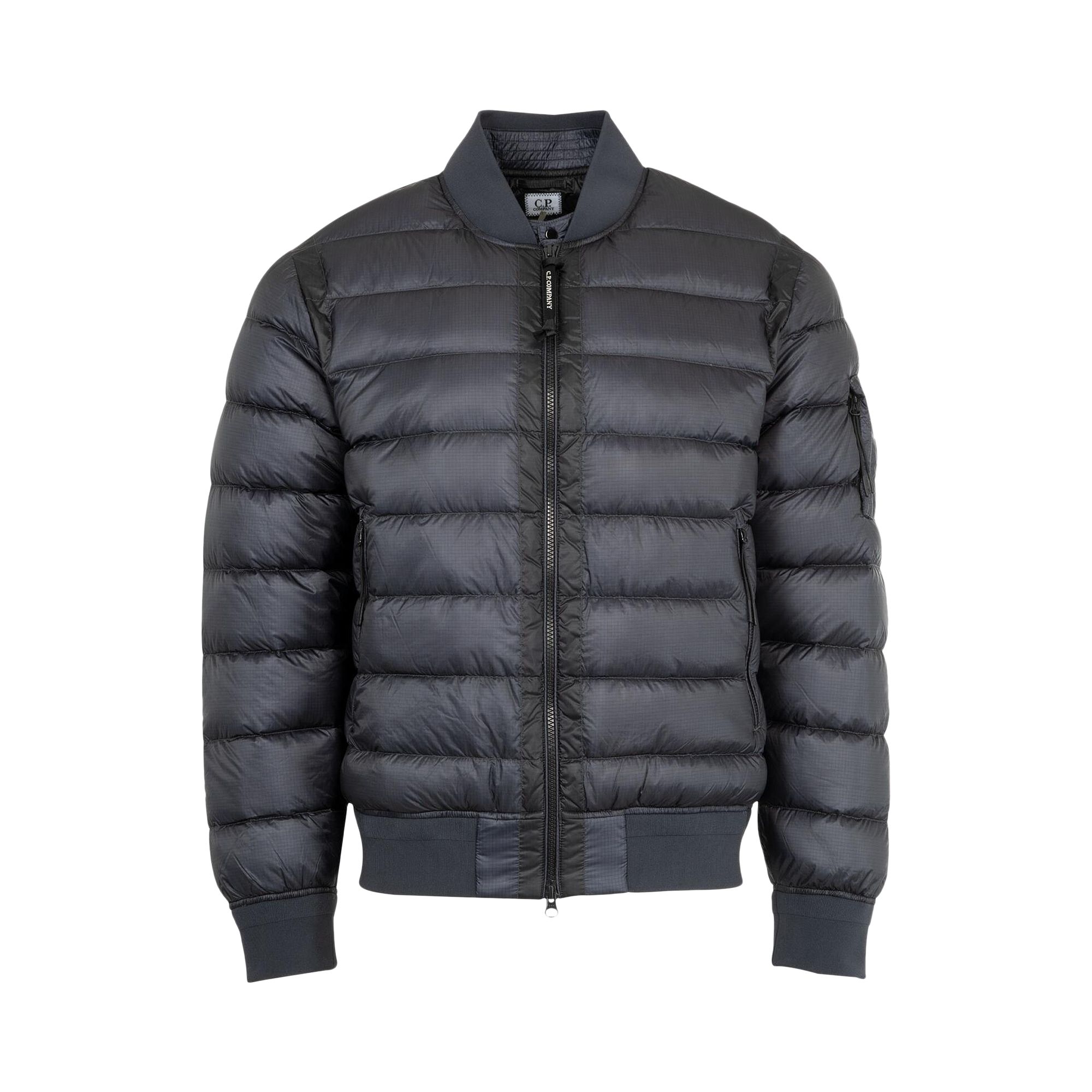 Pre-owned C.p. Company D.d. Shell Bomber Down Jacket 'total Eclipse' | Black | Men's Size L