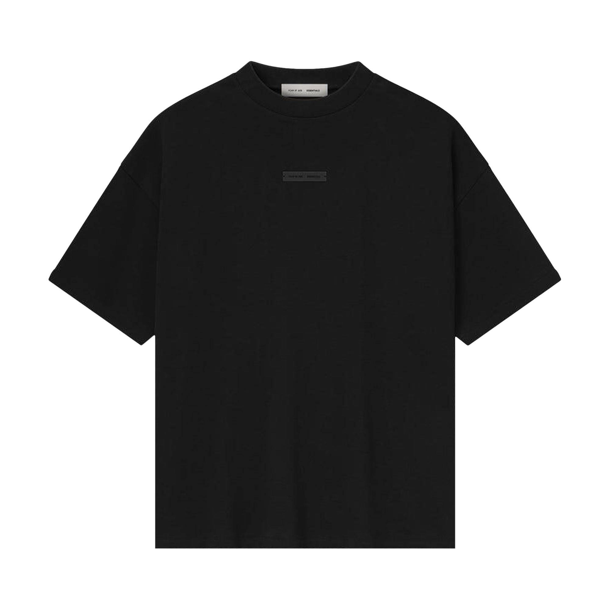 Pre-owned Essentials Fear Of God  Pique 90's Short-sleeve Tee 'jet Black' | Men's Size Xl