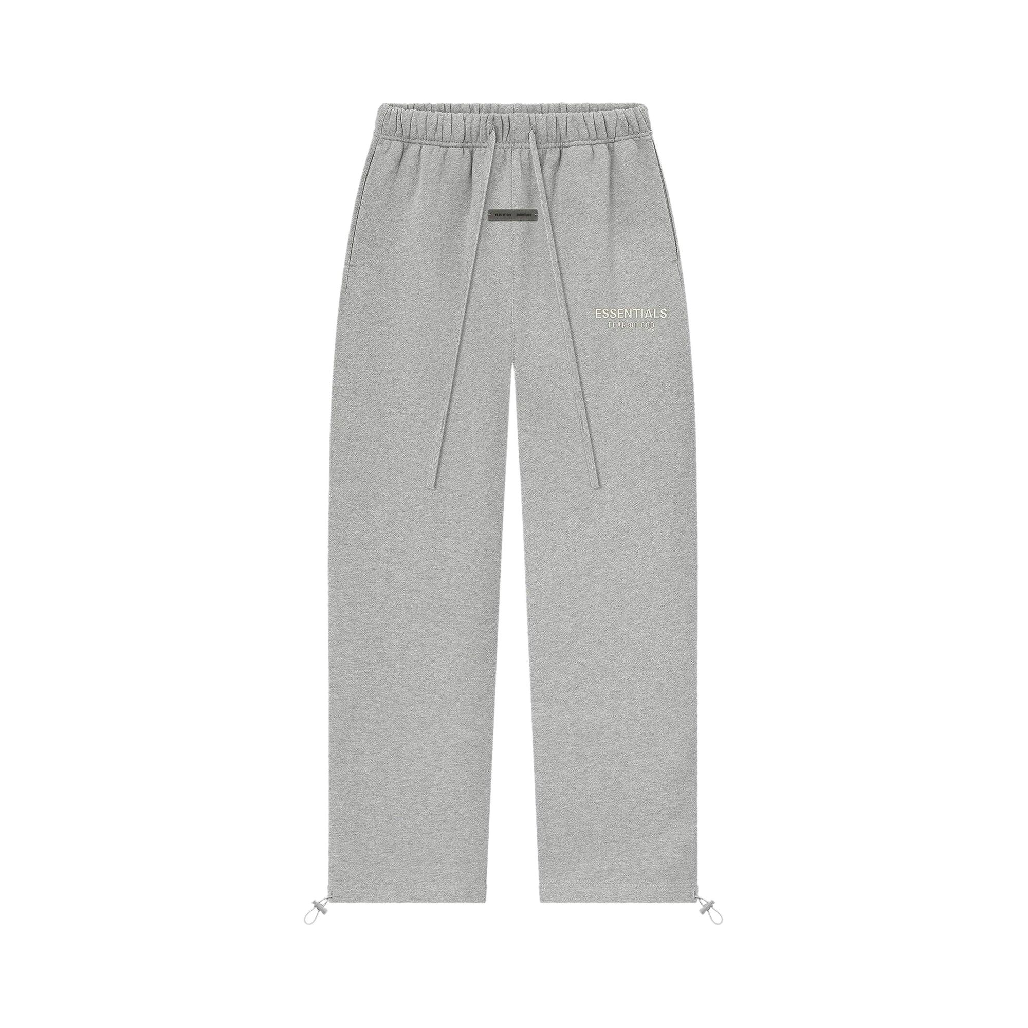 Pre-owned Essentials Fear Of God Relaxed Fleece Sweatpant 'concrete Heather' | Grey | Men's Size S In Gray