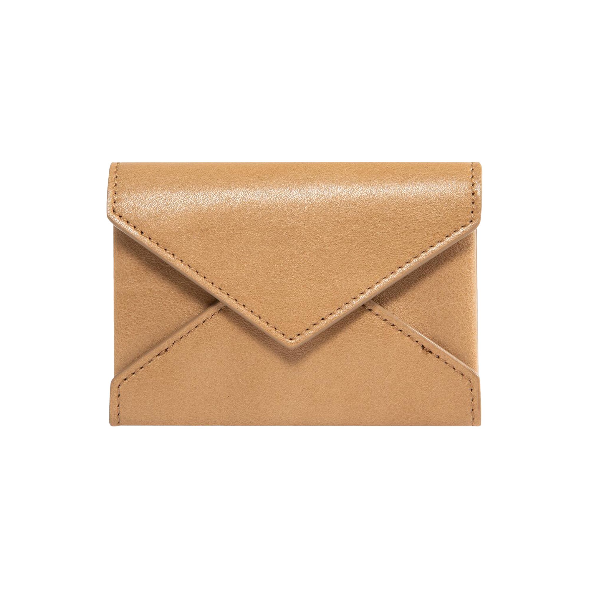 Pre-owned Saint Laurent Letter Card Case 'natural Tan' | Women's Size Onesize In Brown