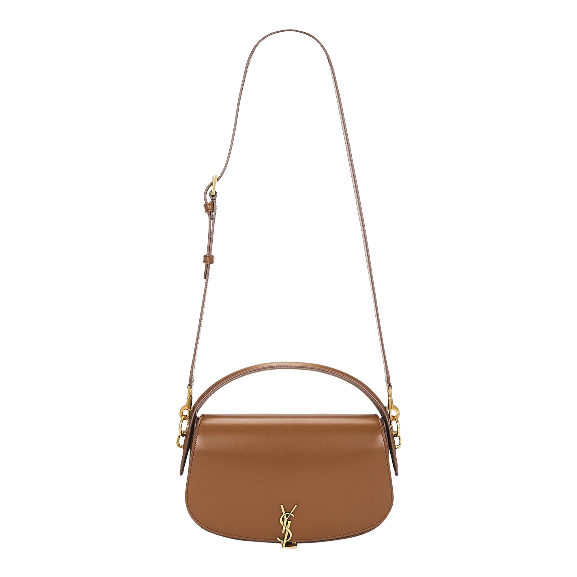 Pre-owned Saint Laurent Voltaire Shoulder Bag 'fox' | Brown | Women's Size Onesize