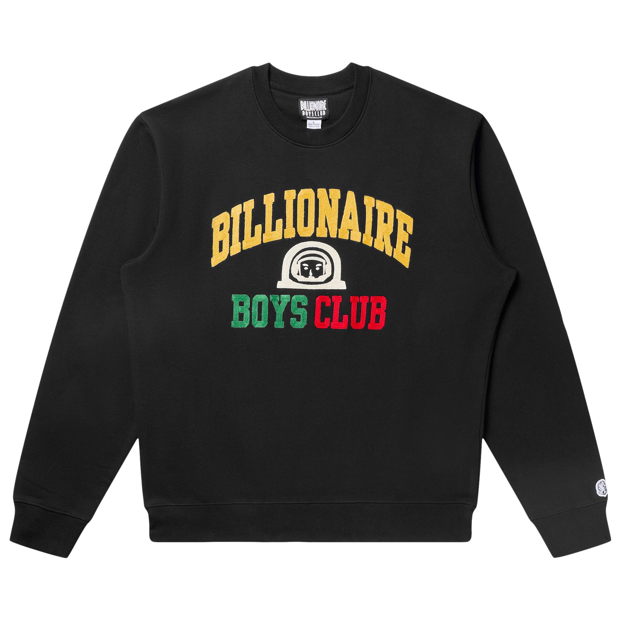 Pre-owned Billionaire Boys Club Collegiate Crew Sweatshirt 'black' | Men's Size L