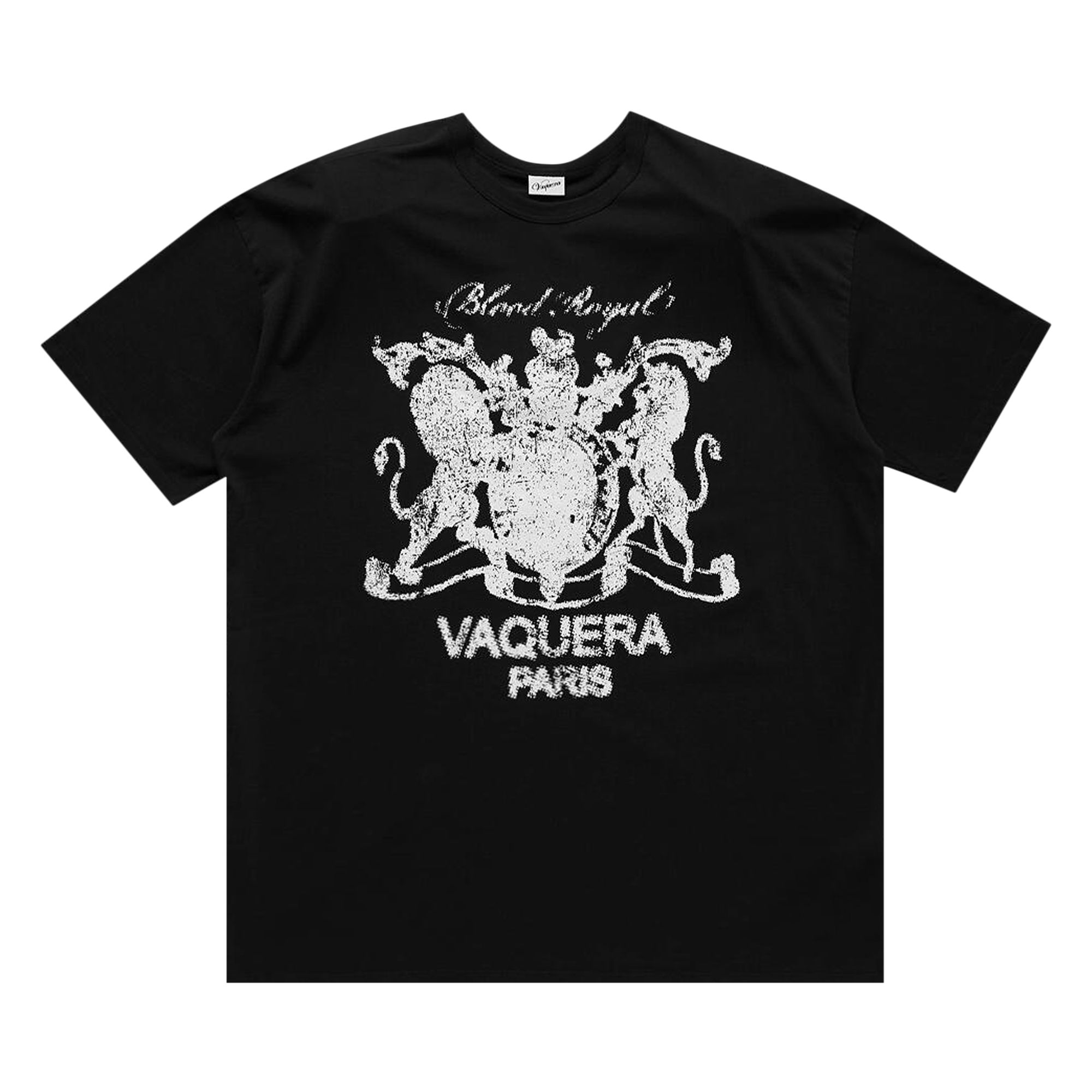 Pre-owned Vaquera Shoulder Pads T-shirt 'black' | Women's Size S