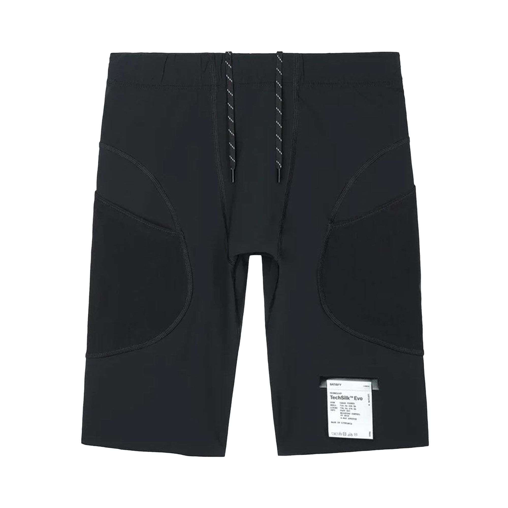 Pre-owned Satisfy Techsilk Evo Cargo Tights 'black' | Men's Size M