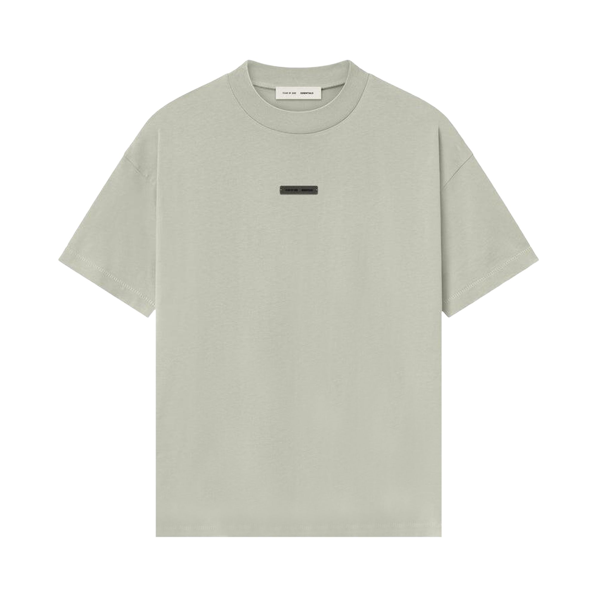 Pre-owned Essentials Fear Of God Classic Short-sleeve Tee 'abbey Stone' | Grey | Men's Size M In Gray