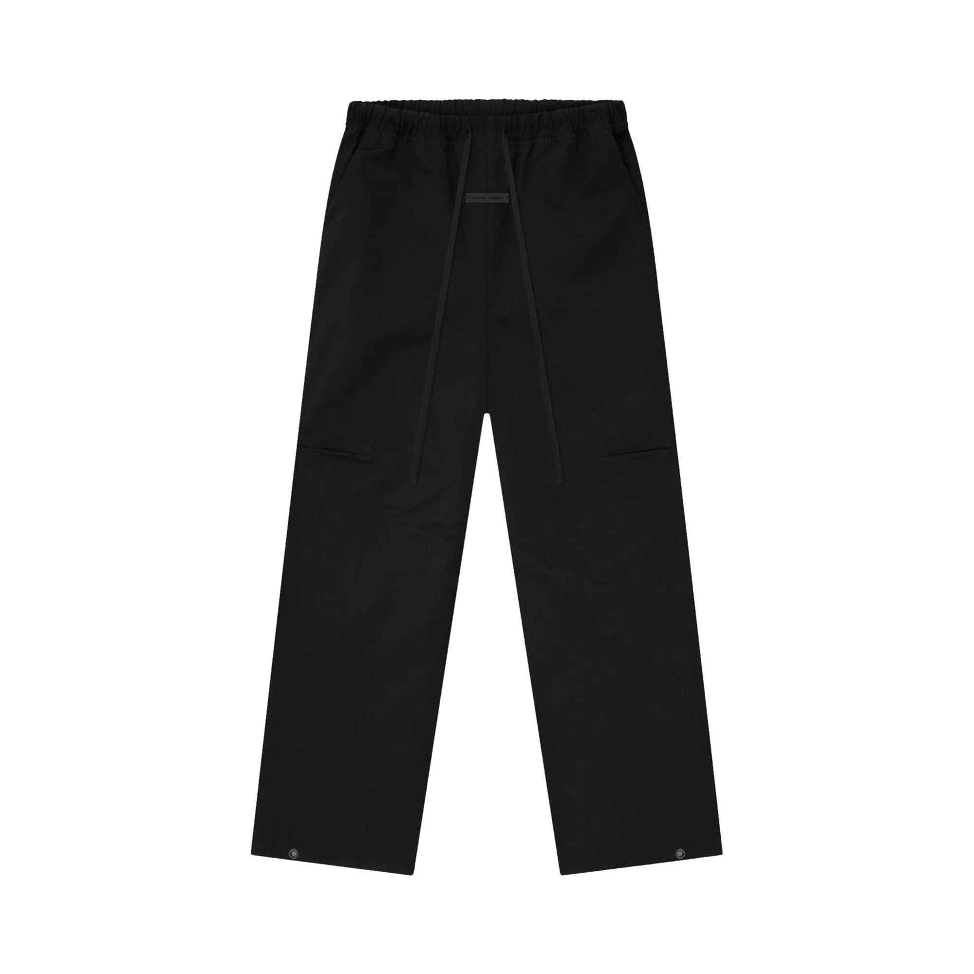 Pre-owned Essentials Fear Of God Poly Twill Work Pants 'jet Black' | Men's Size L
