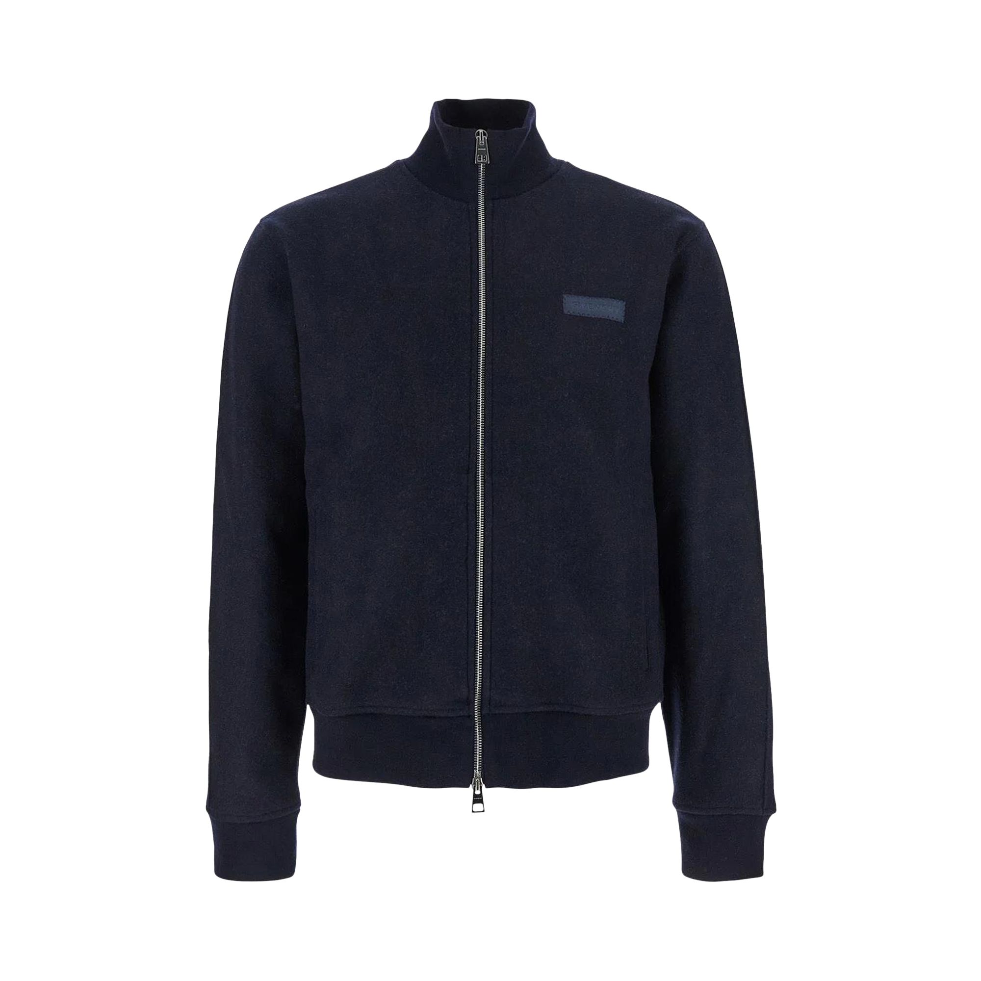 Pre-owned Givenchy Track Pintuck Sleeve Top 'navy' | Blue | Men's Size L