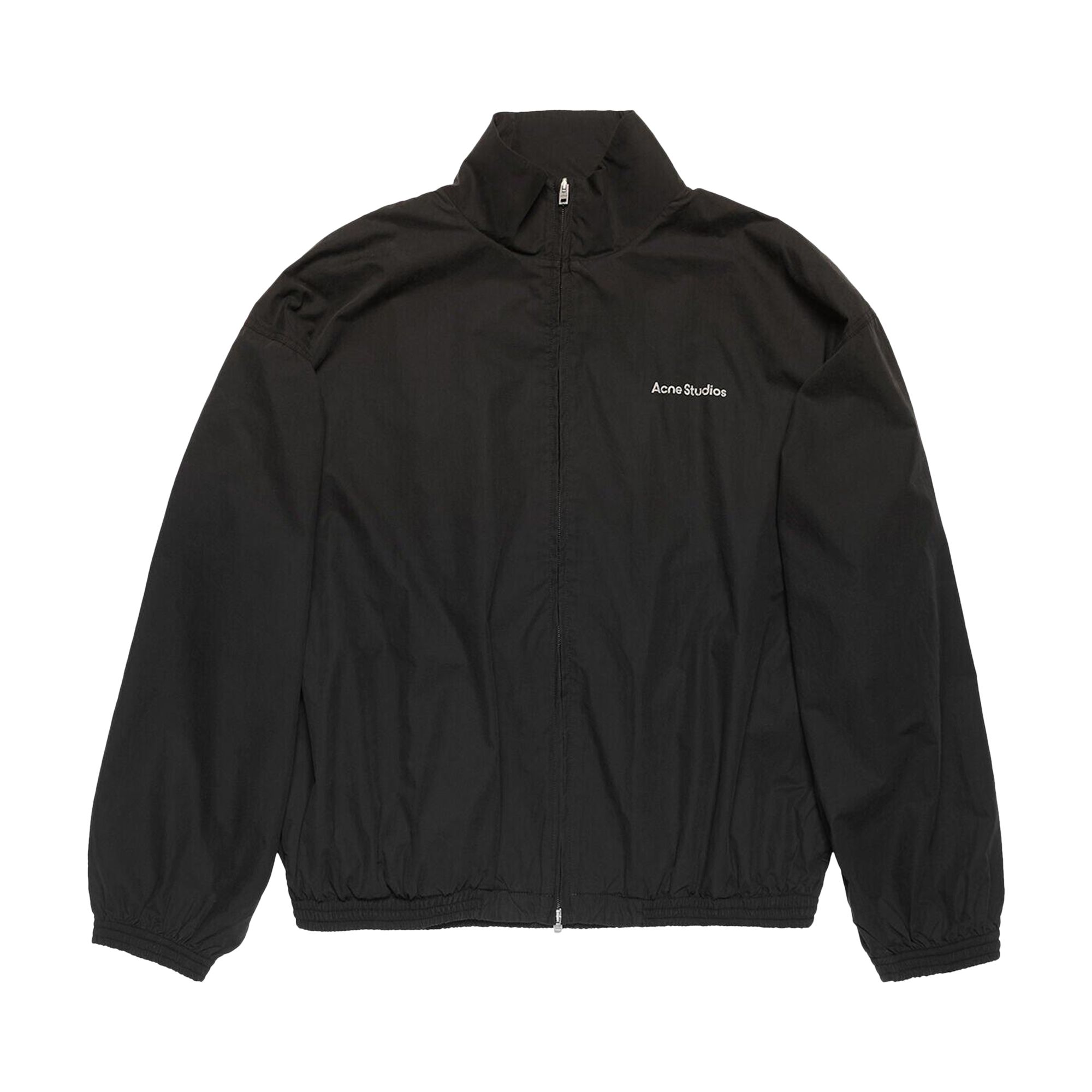Pre-owned Acne Studios Logo Zipper Jacket 'black' | Men's Size 46