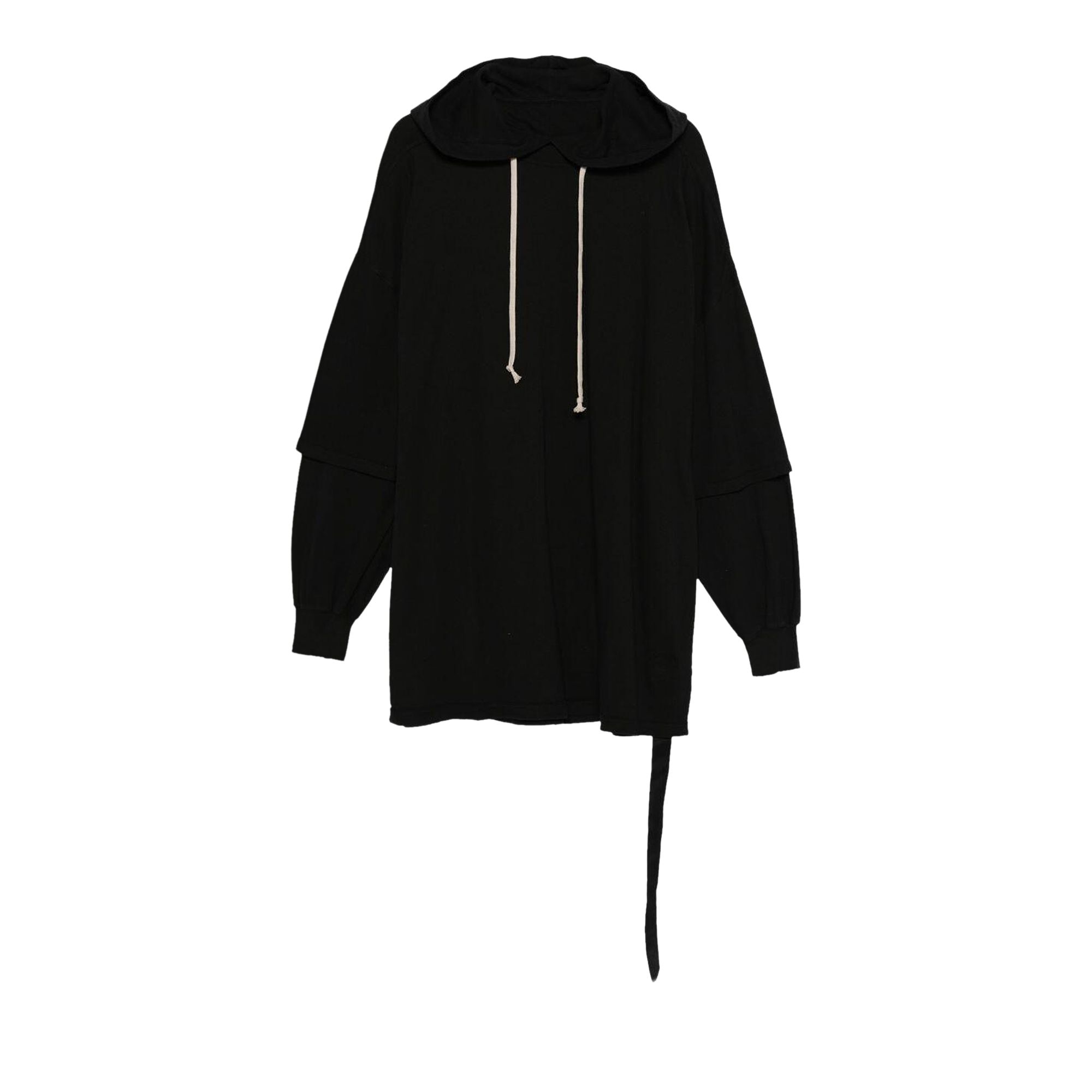 Pre-owned Rick Owens Drkshdw Tommy Hustler Hoodie 'black' | Men's Size Onesize
