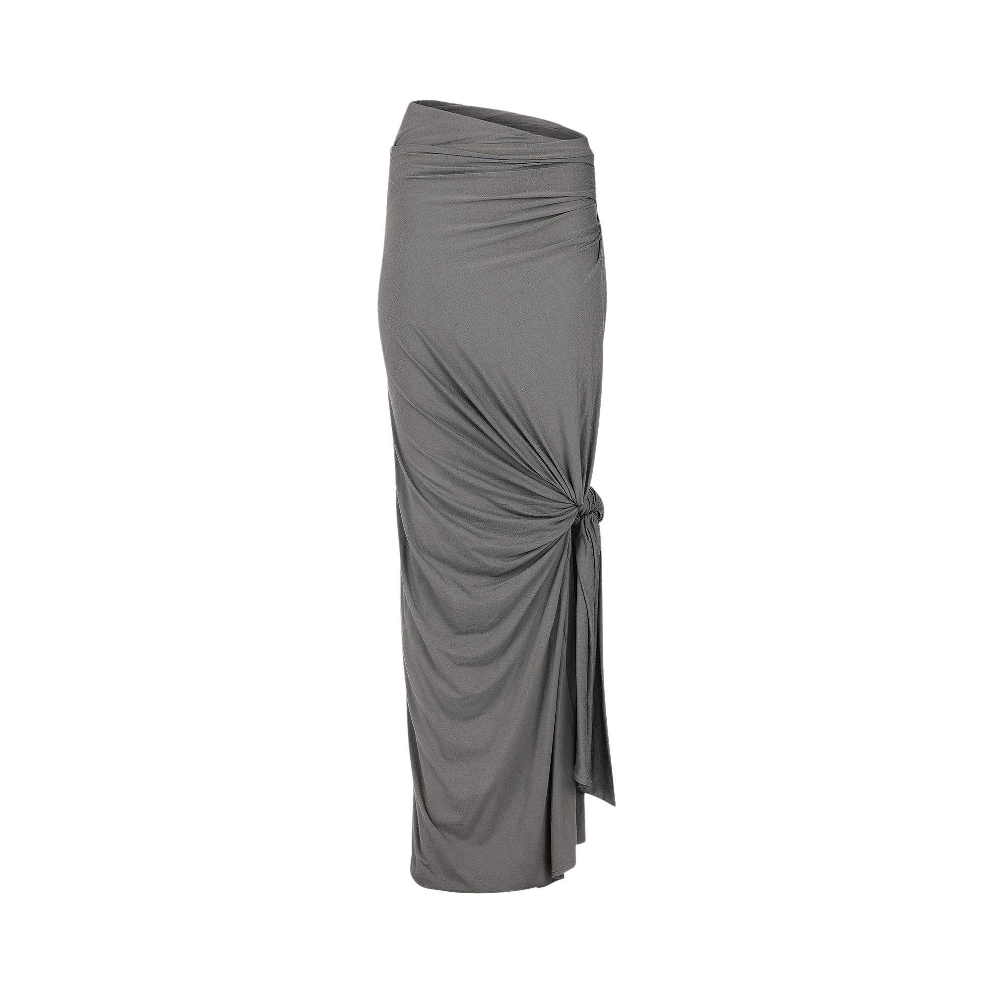 Pre-owned Entire Studios Lumiere Scarf Skirt 'deep Grey' | Men's Size M In Gray