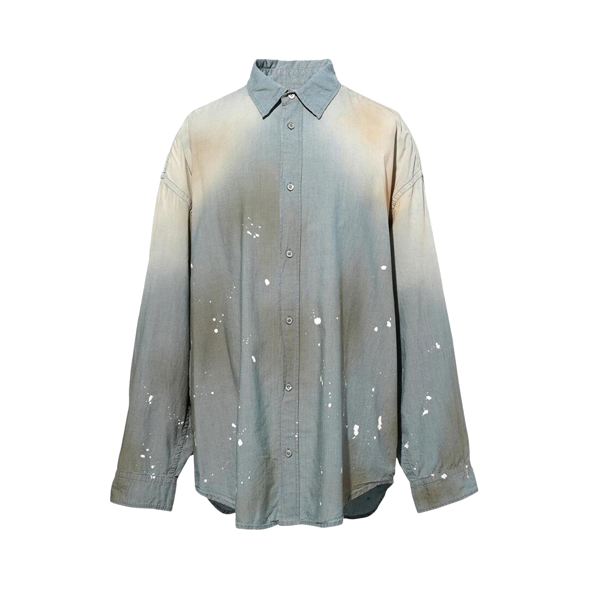 Pre-owned Acne Studios Button-up Shirt 'light Blue' | Men's Size 46