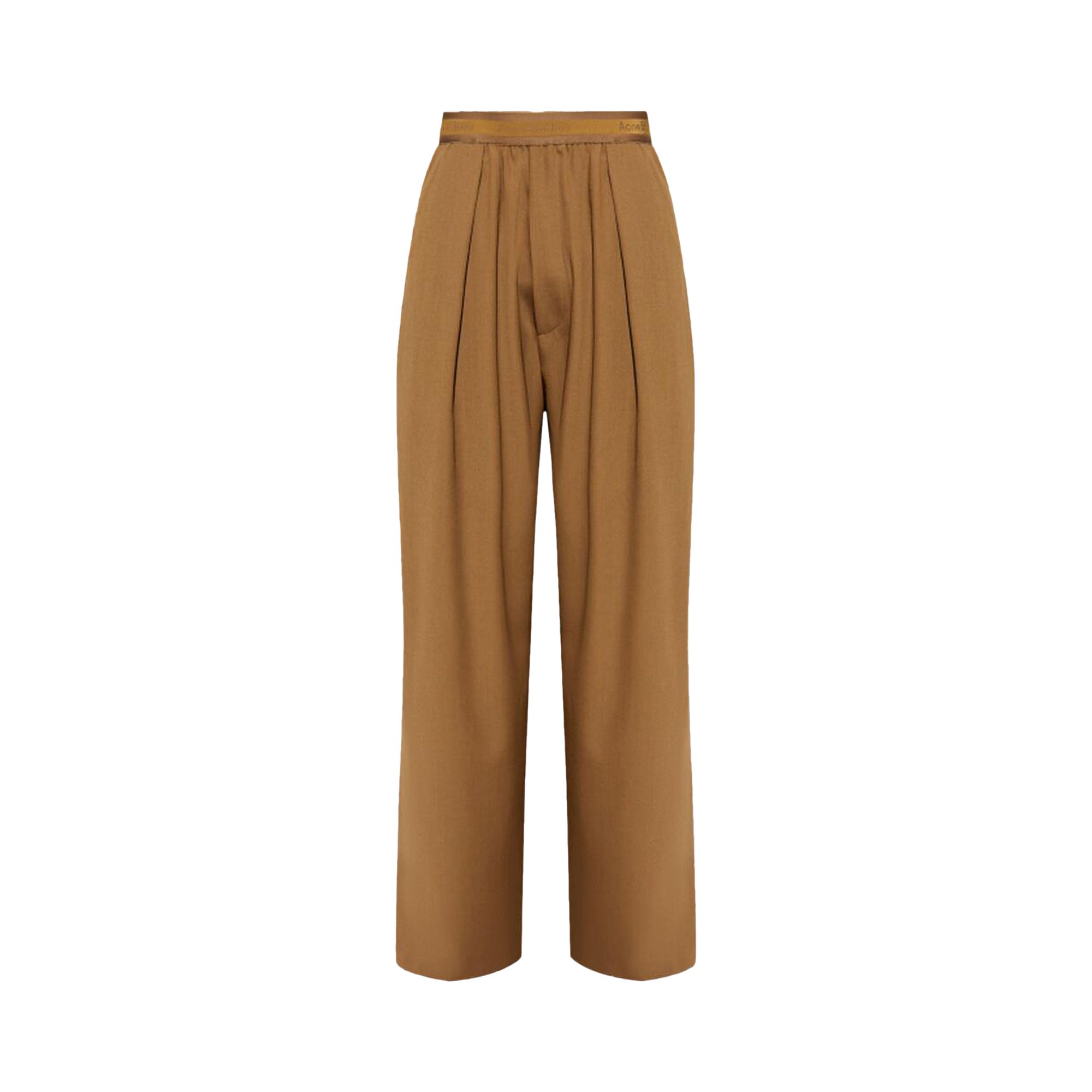 Pre-owned Acne Studios Wool Trousers 'brown' | Men's Size 46