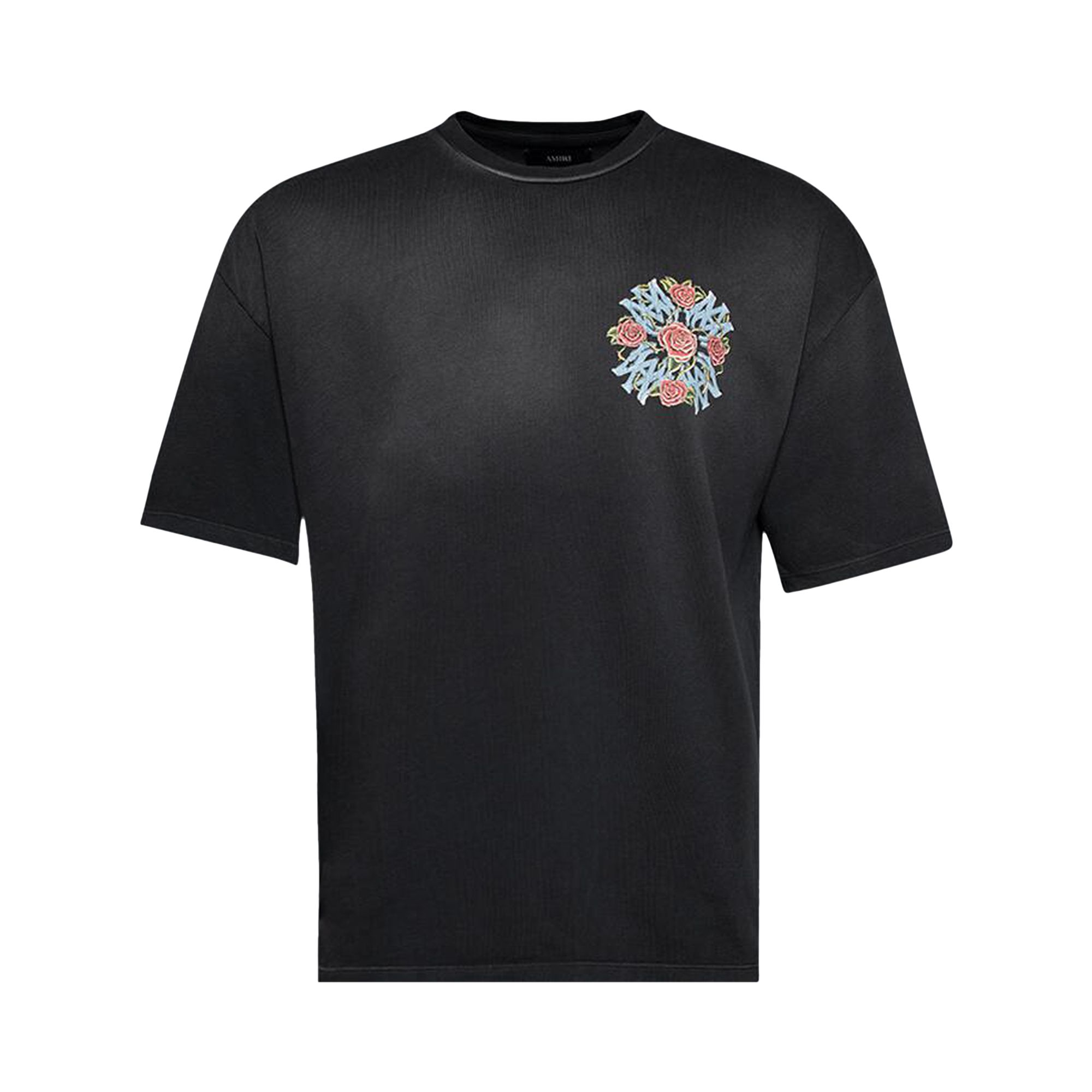Pre-owned Amiri Out For Trouble Oversized Tee 'black' | Men's Size Xs