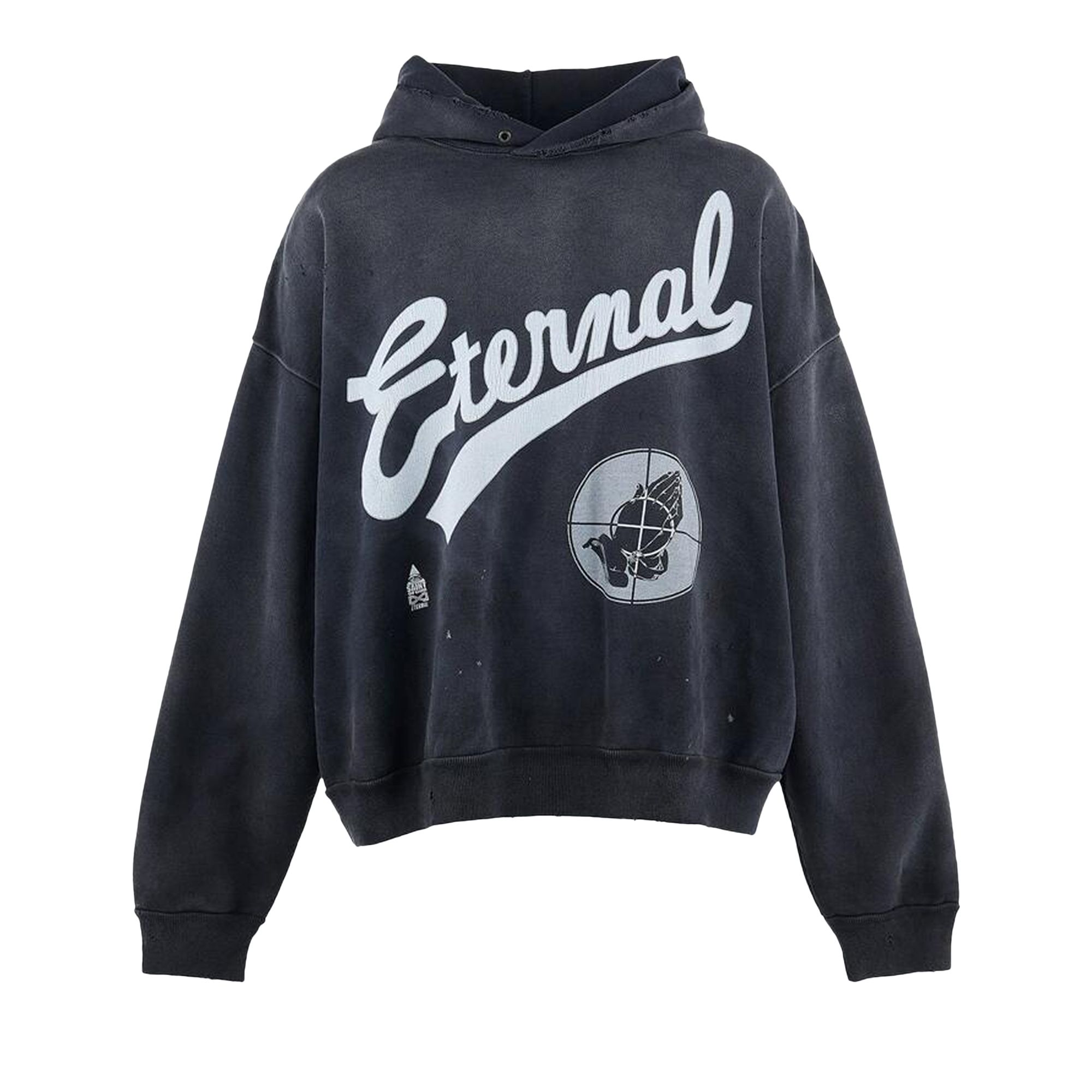 SAINT MXXXXXX Pre-owned X Fear Of God Hoodie 'black' | Men's Size Onesize