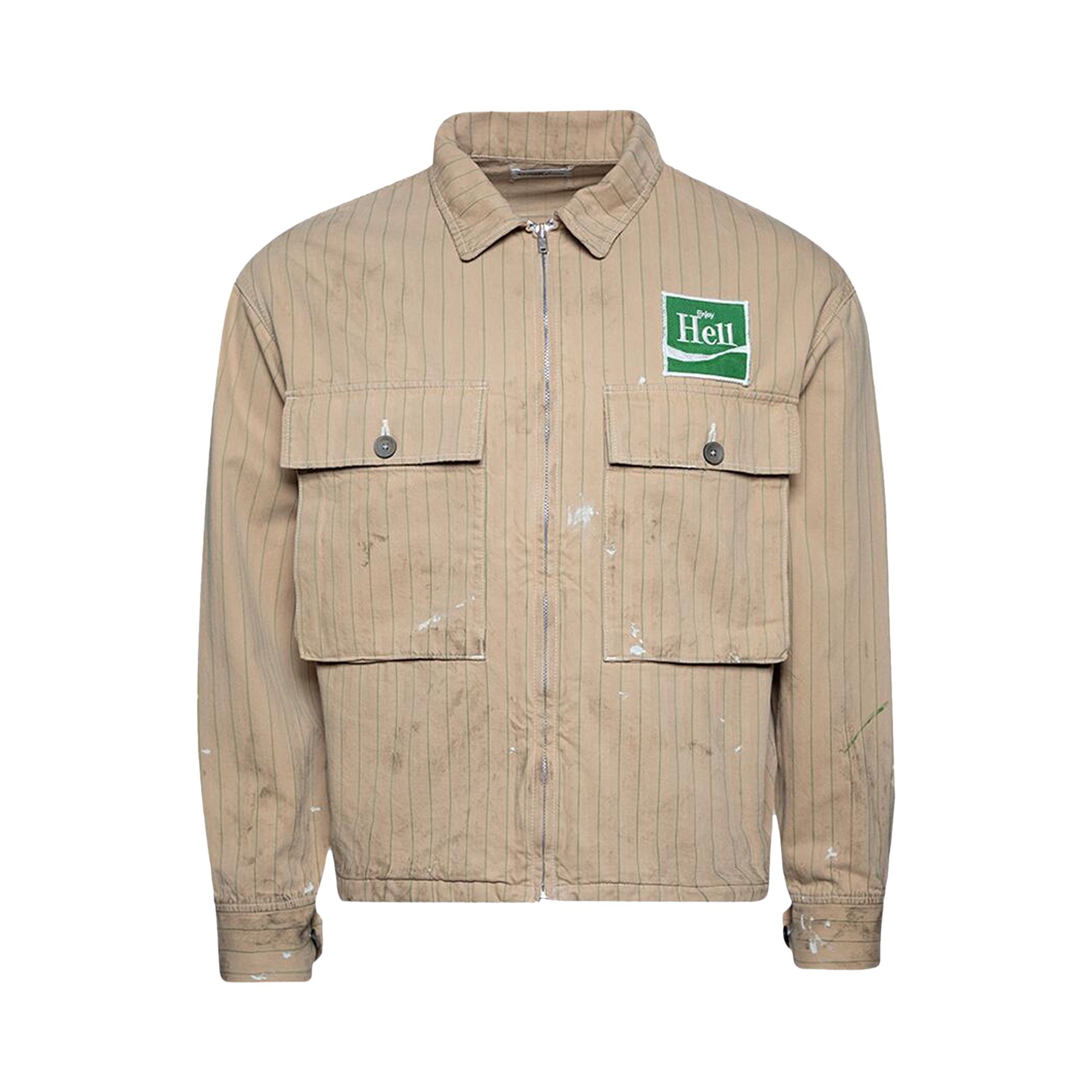 SAINT MXXXXXX Pre-owned X Sw Hell Uniform Jacket 'beige' | Tan | Men's Size S In Brown