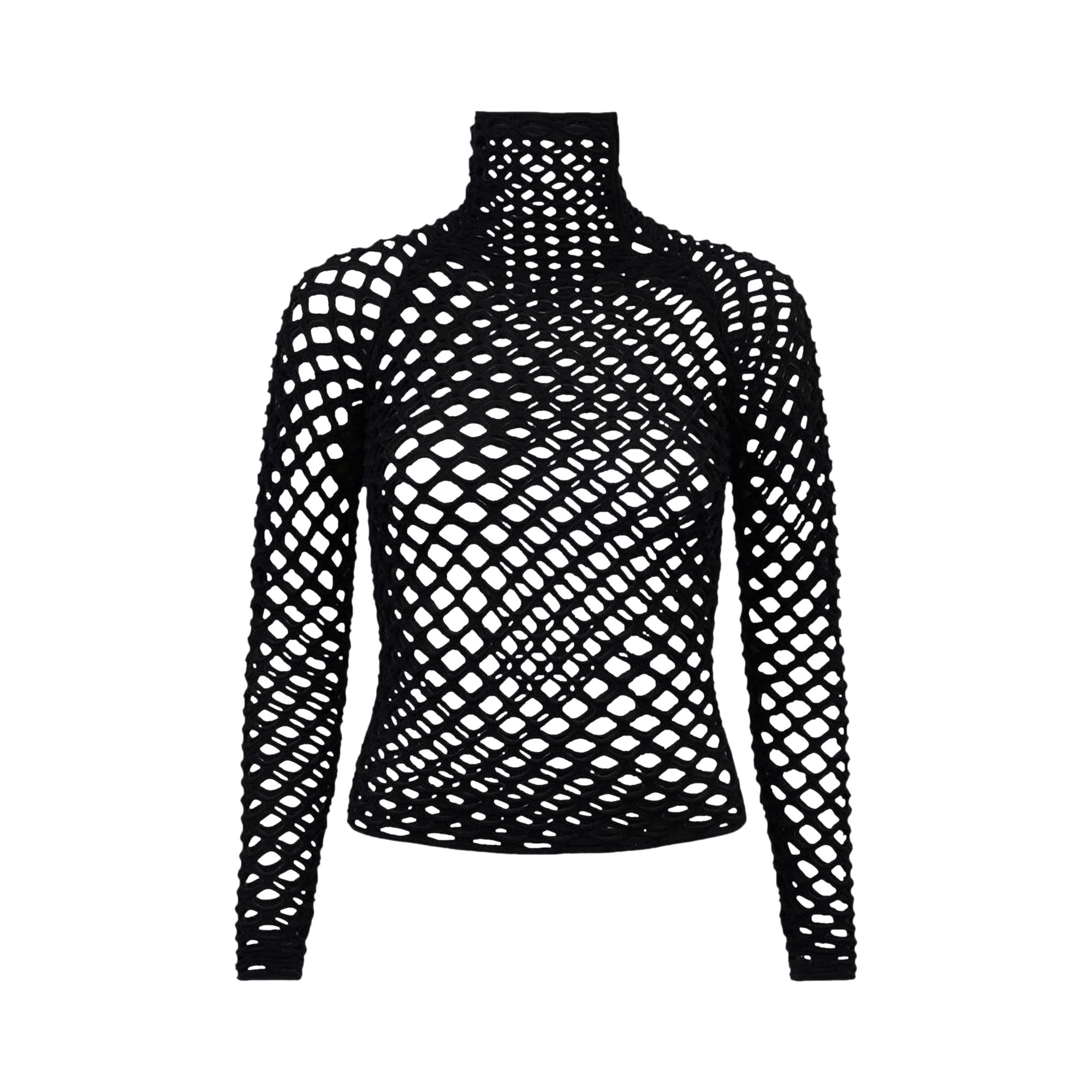 Pre-owned Alaïa Cage Highneck 'noir Alaia' | Black | Women's Size 34