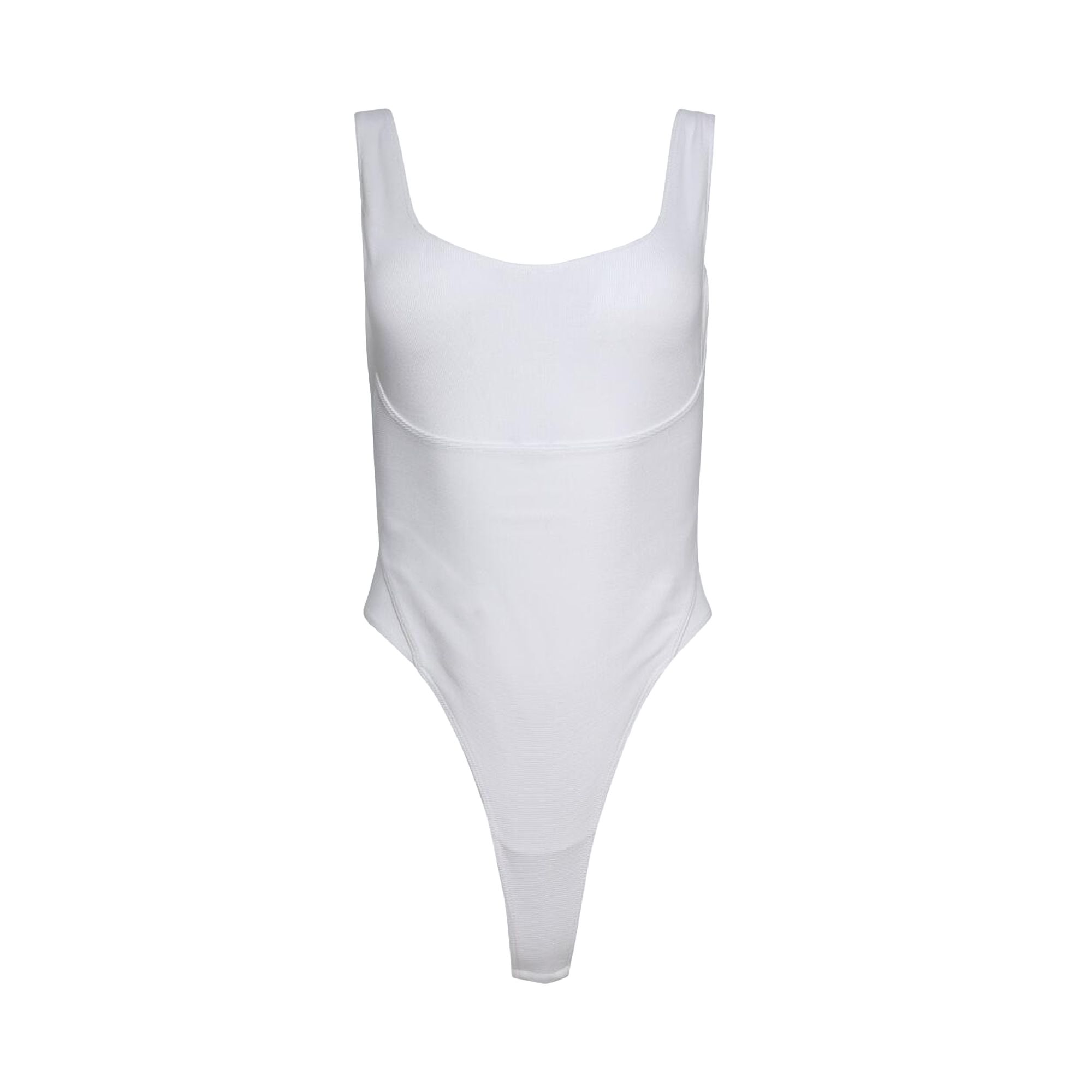 Pre-owned Alaïa Cut Out Body 'blanc' | White | Women's Size 40