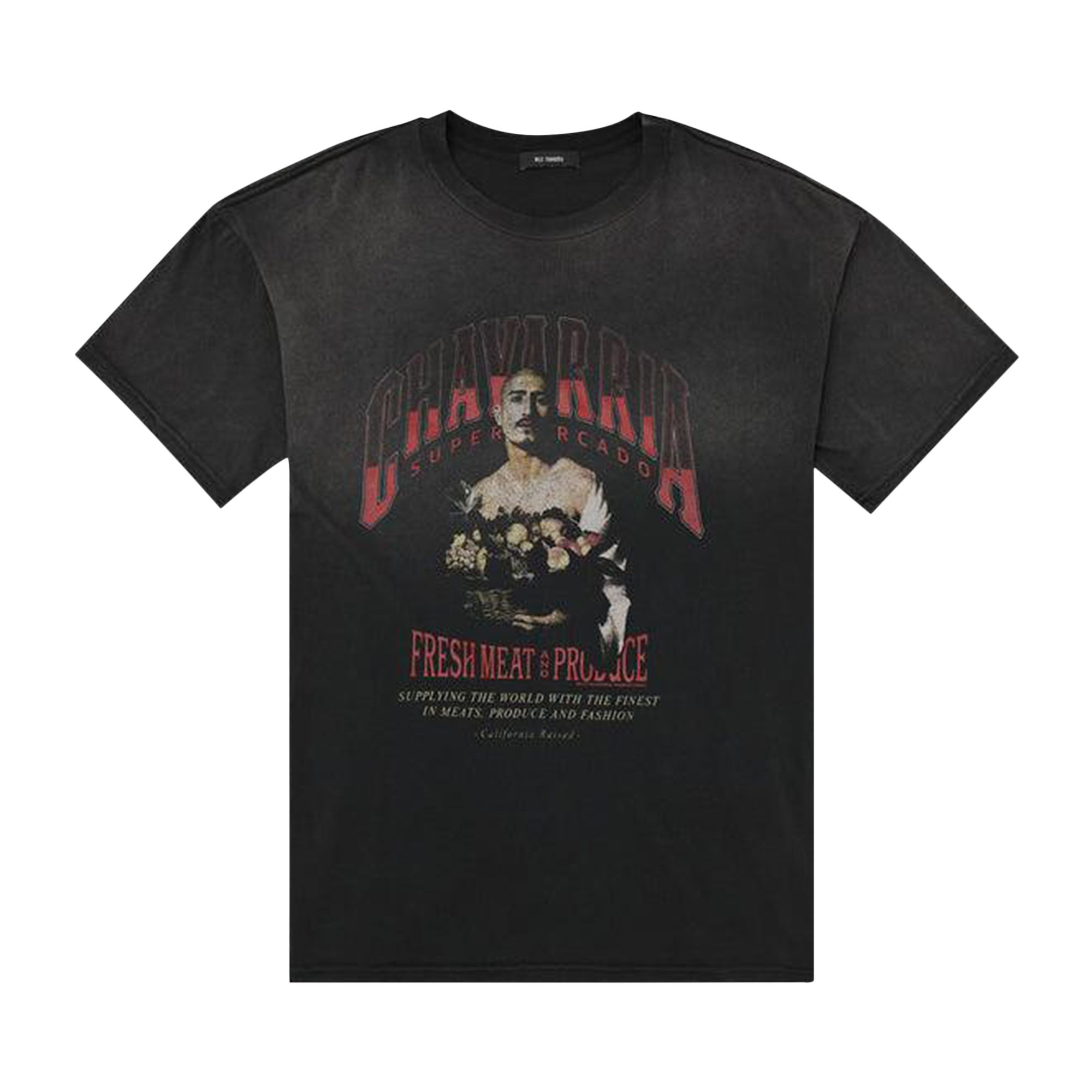 Pre-owned Willy Chavarria San Chachi Produce Easy Tee 'black' | Men's Size Xxl