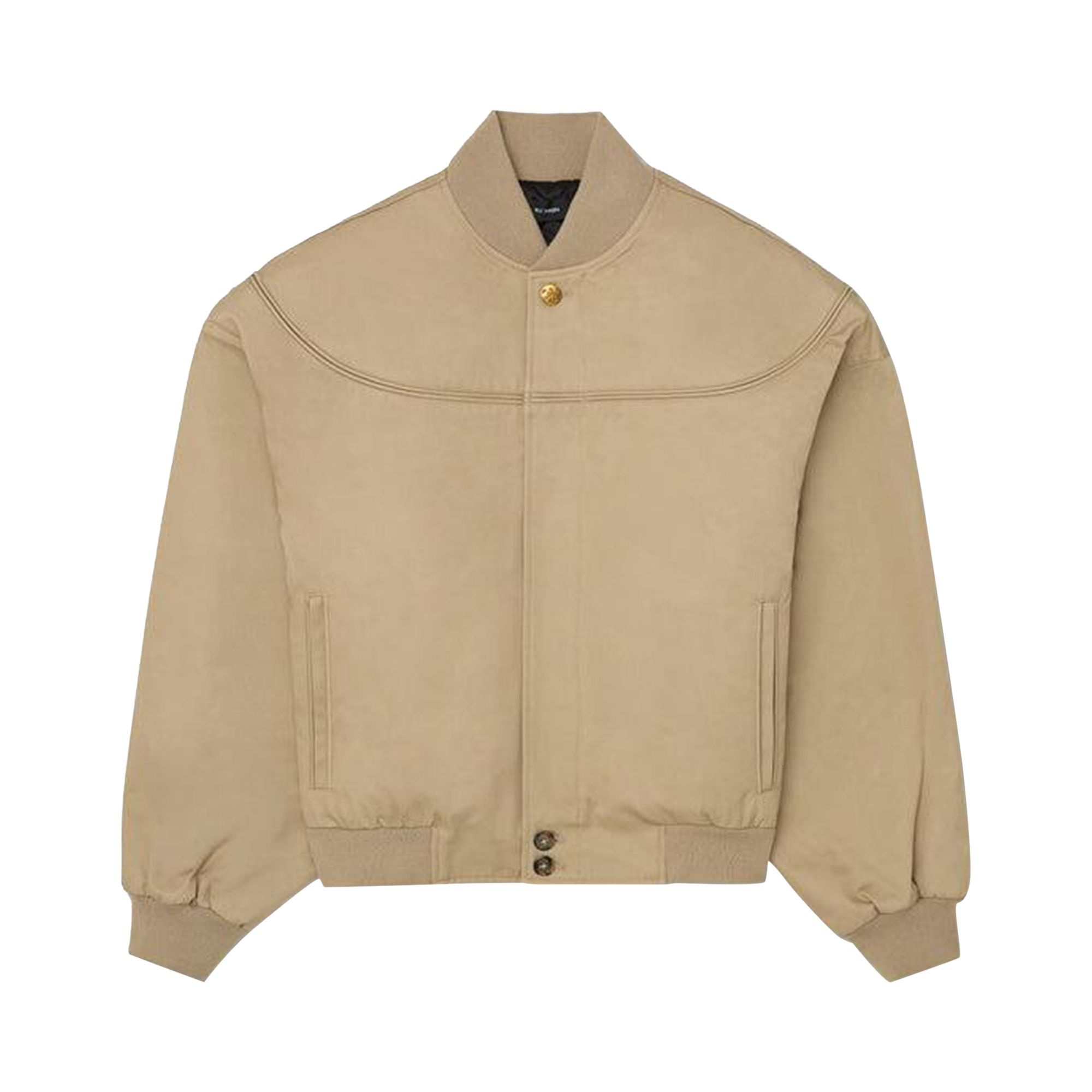Pre-owned Willy Chavarria Gas Station Bomber Jacket 'travertine' | Tan | Men's Size M In Brown