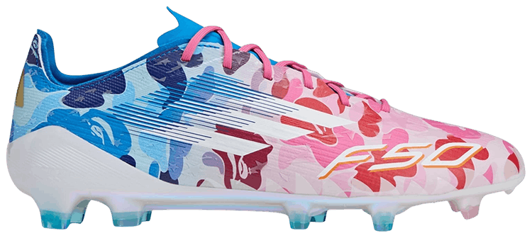 A BATHING APE × adidas F50 Elite FG adidas BAPE x adidas F50 Elite Firm Ground Cleats - Pink