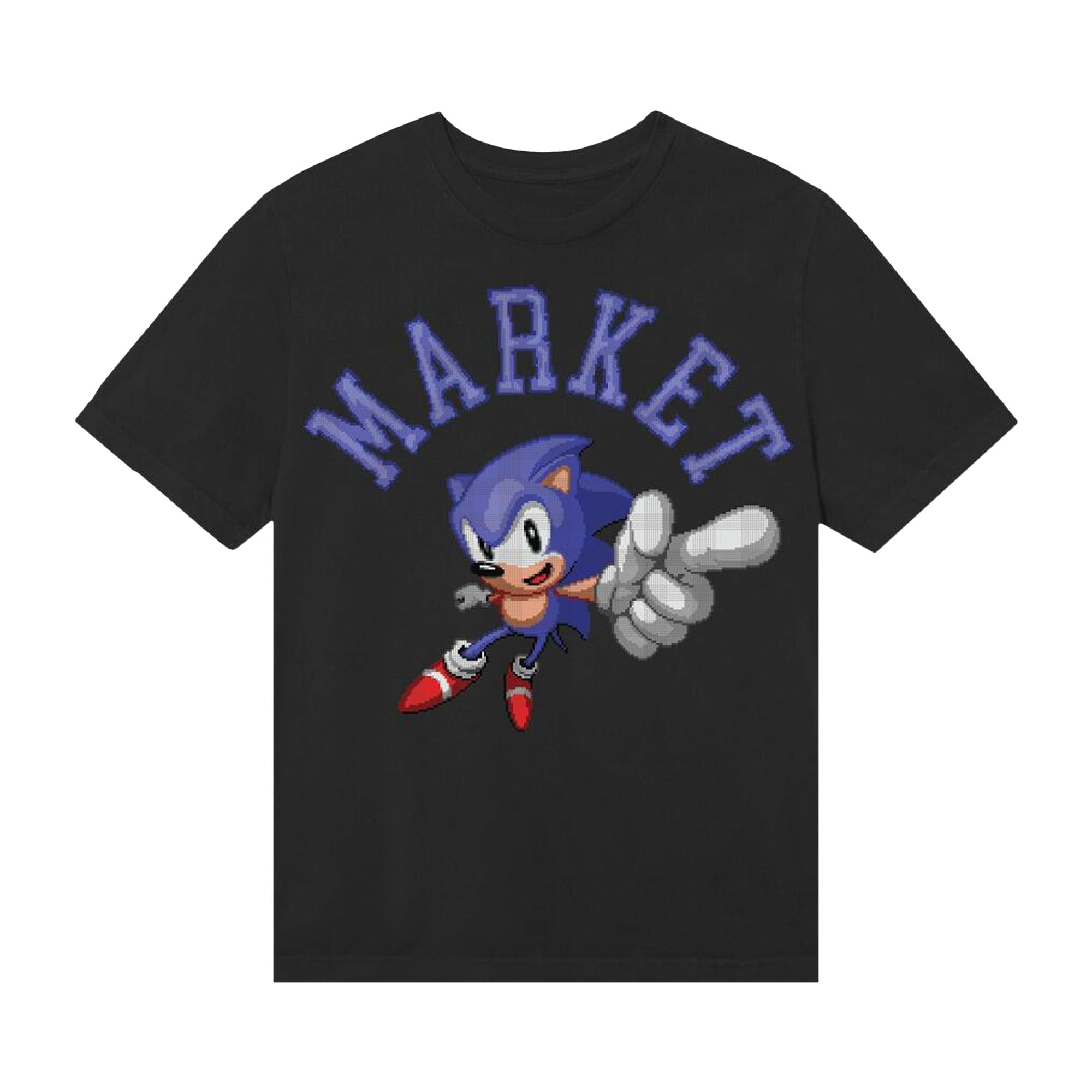 Pre-owned Market X Sonic No.1 T-shirt 'black' | Men's Size M