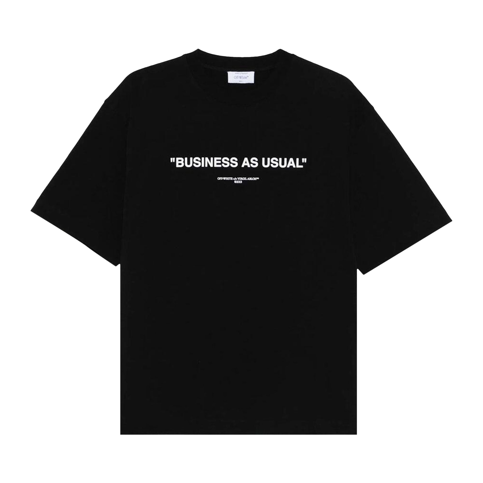 Pre-owned Off-white Business Quote Skate Short-sleeve Tee 'black/white' | Men's Size Xxl