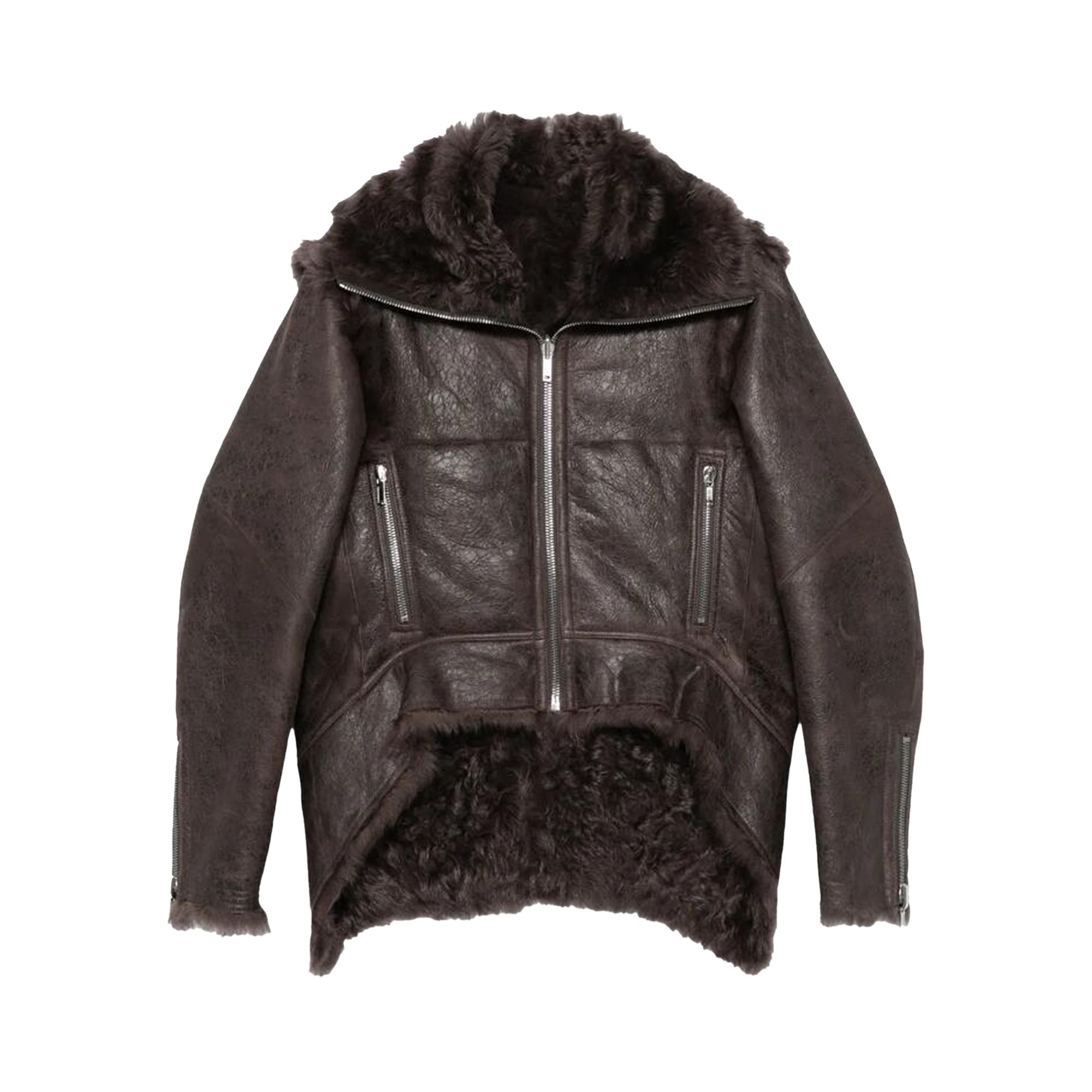 Pre-owned Rick Owens Exploder Jacket 'darkdust' | Brown | Women's Size 40