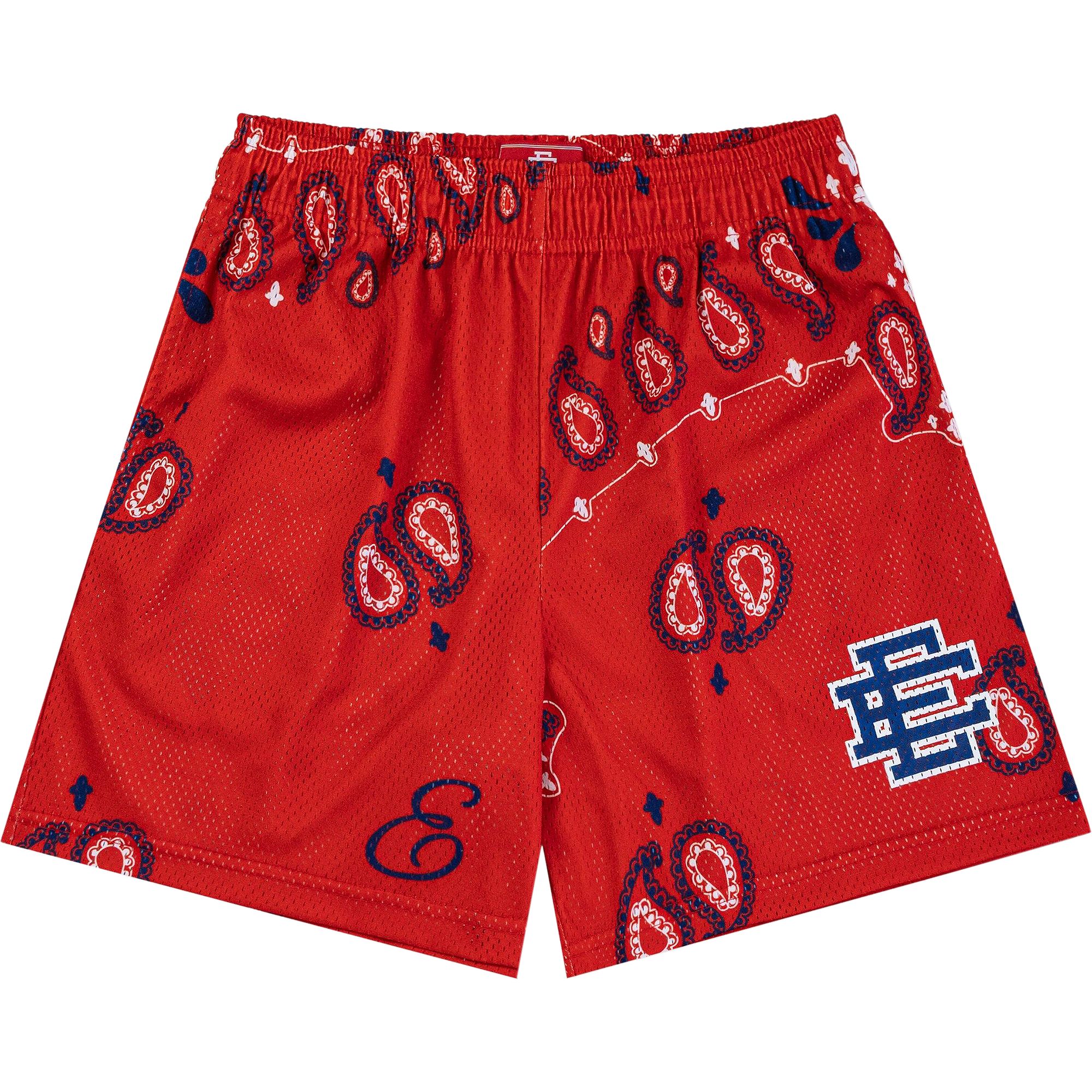 Pre-owned Eric Emanuel Ee Basic Short 'red' | Men's Size Xl