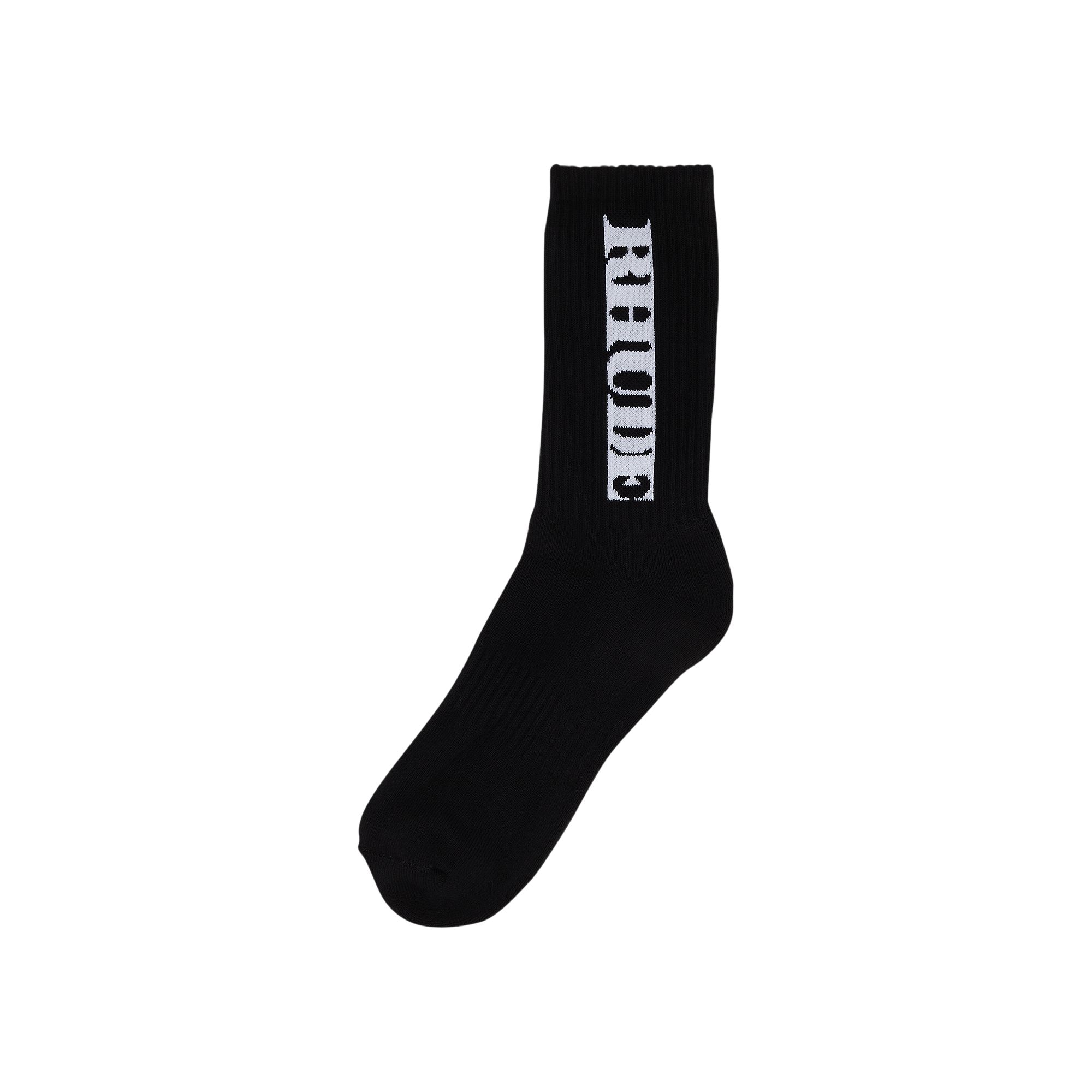 Pre-owned Rhude Dinero Sock 'black' | Men's Size Onesize