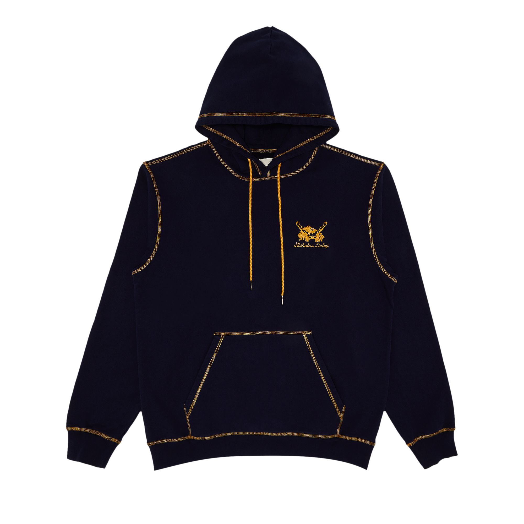 Pre-owned Nicholas Daley Roots Rock Reggae Klub Hoodie 'blue' | Men's Size Xl