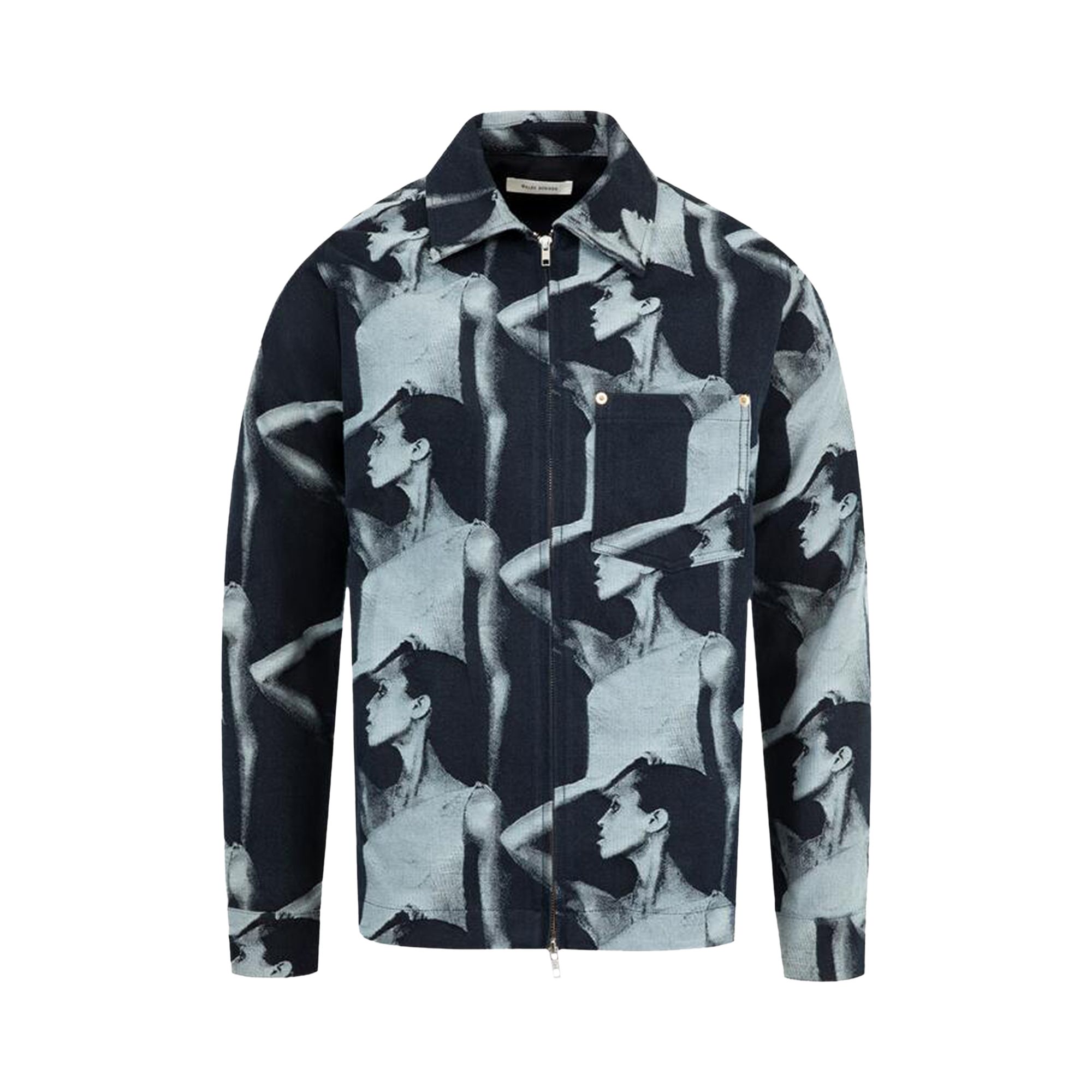 WALES BONNER Pre-owned Jet Zip Jacket 'indigo' | Blue | Men's Size L