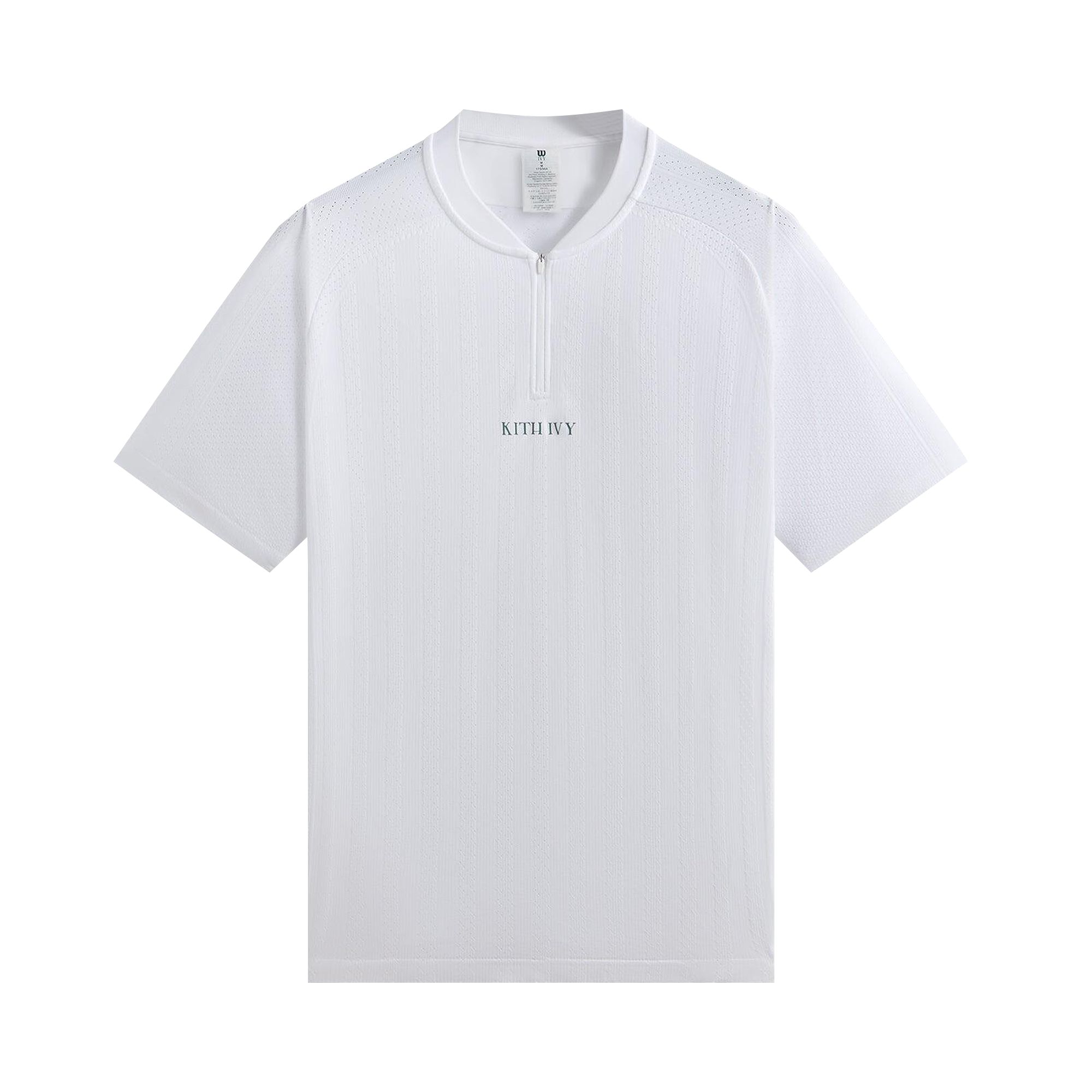Pre-owned Kith Ivy For Wilson Gamepoint Henley 'white' | Men's Size Xl