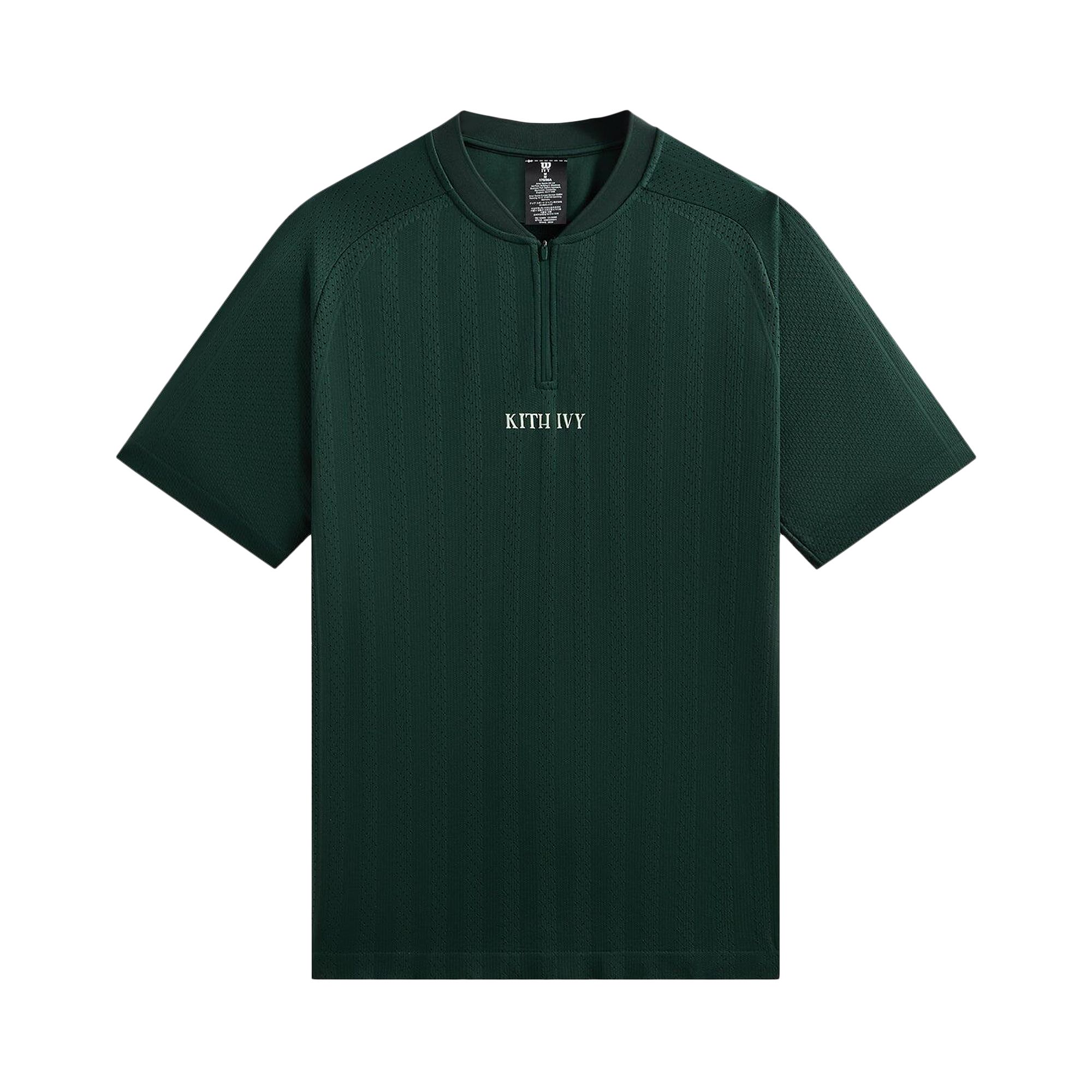 Pre-owned Kith Ivy For Wilson Gamepoint Henley 'ivy Green' | Men's Size Xl