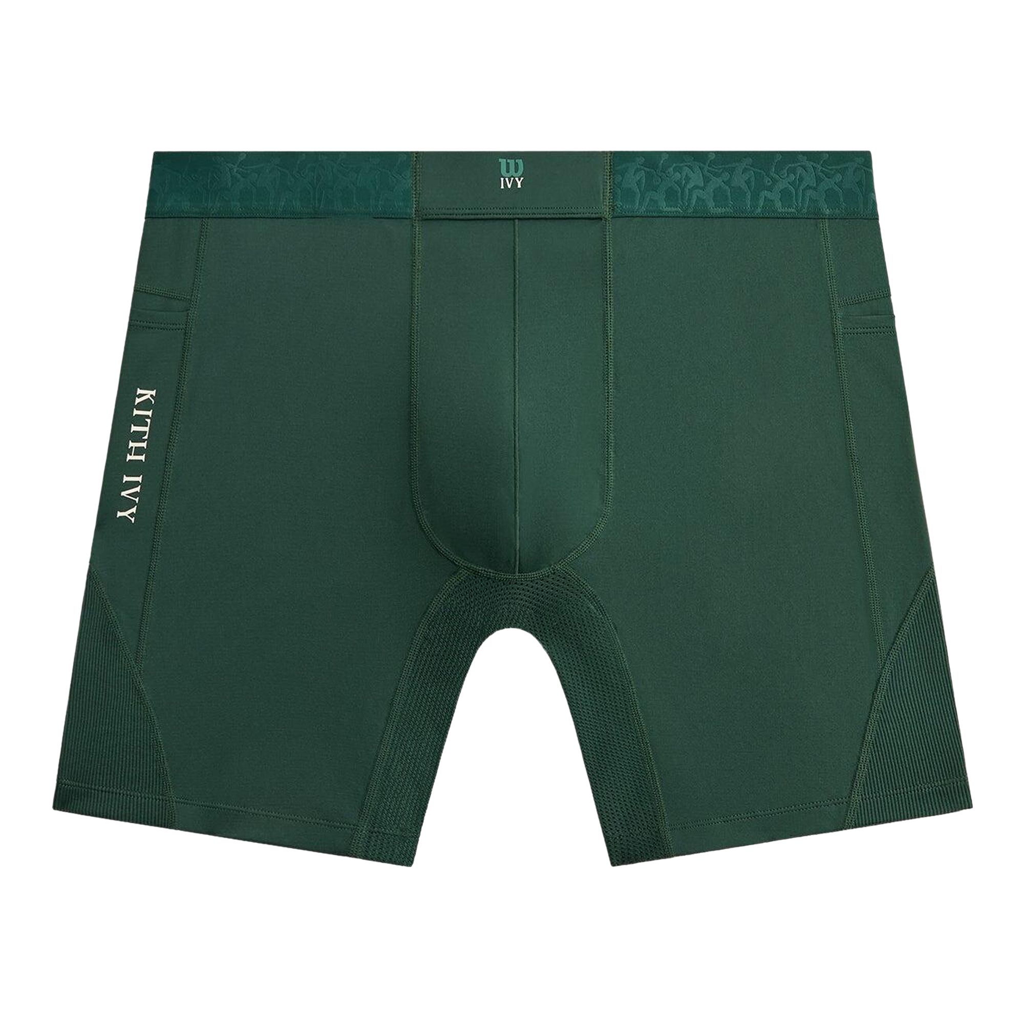 Pre-owned Kith Ivy For Wilson Meridian Compression Short 'ivy Green' | Men's Size M