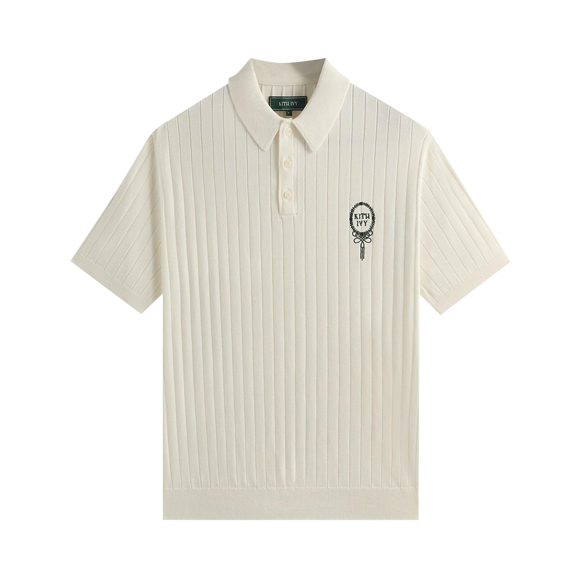 Pre-owned Kith Ivy Knit Tilden Polo 'sandrift' | Tan | Men's Size Xl In Brown