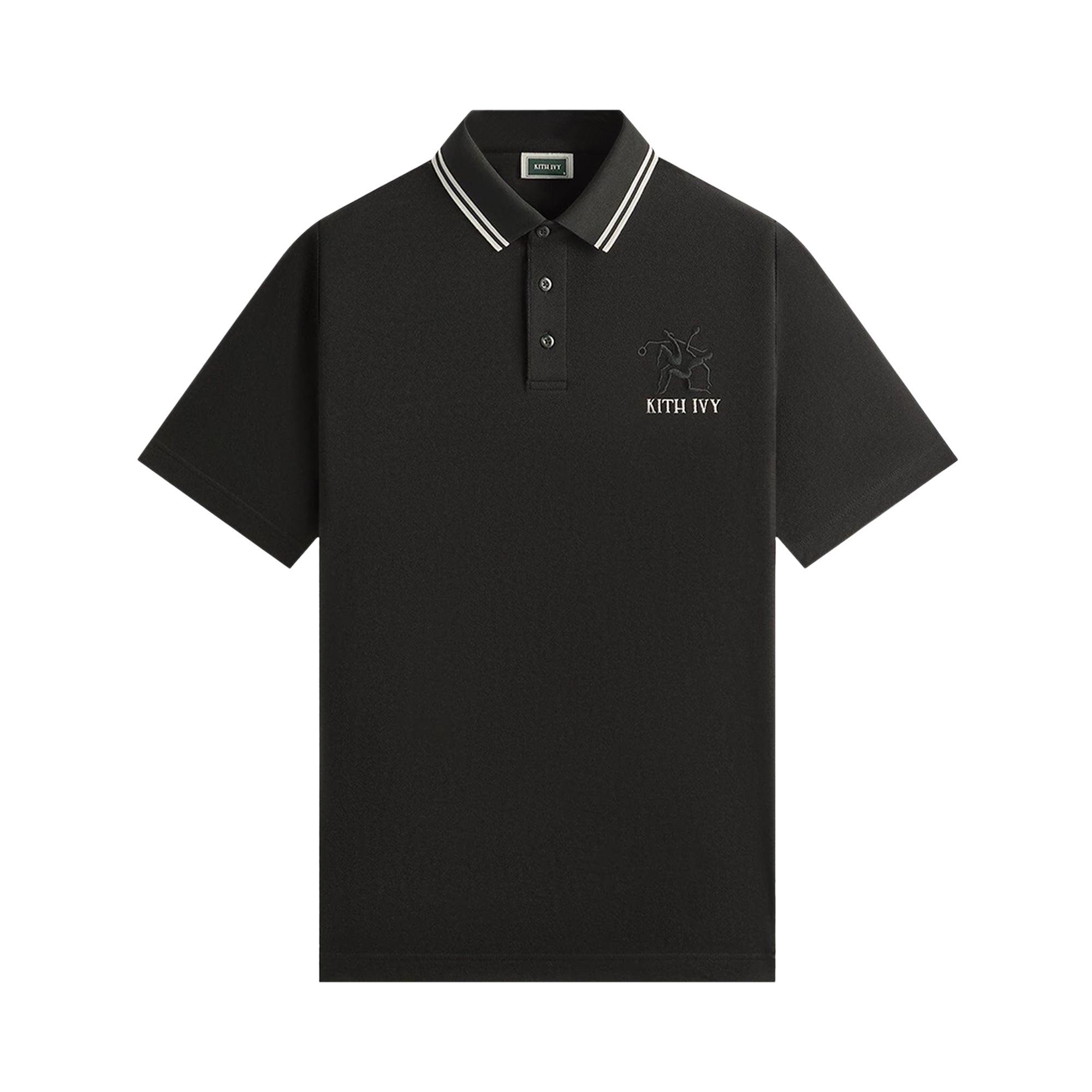 Pre-owned Kith Ivy Tipped Polo 'black' | Men's Size M