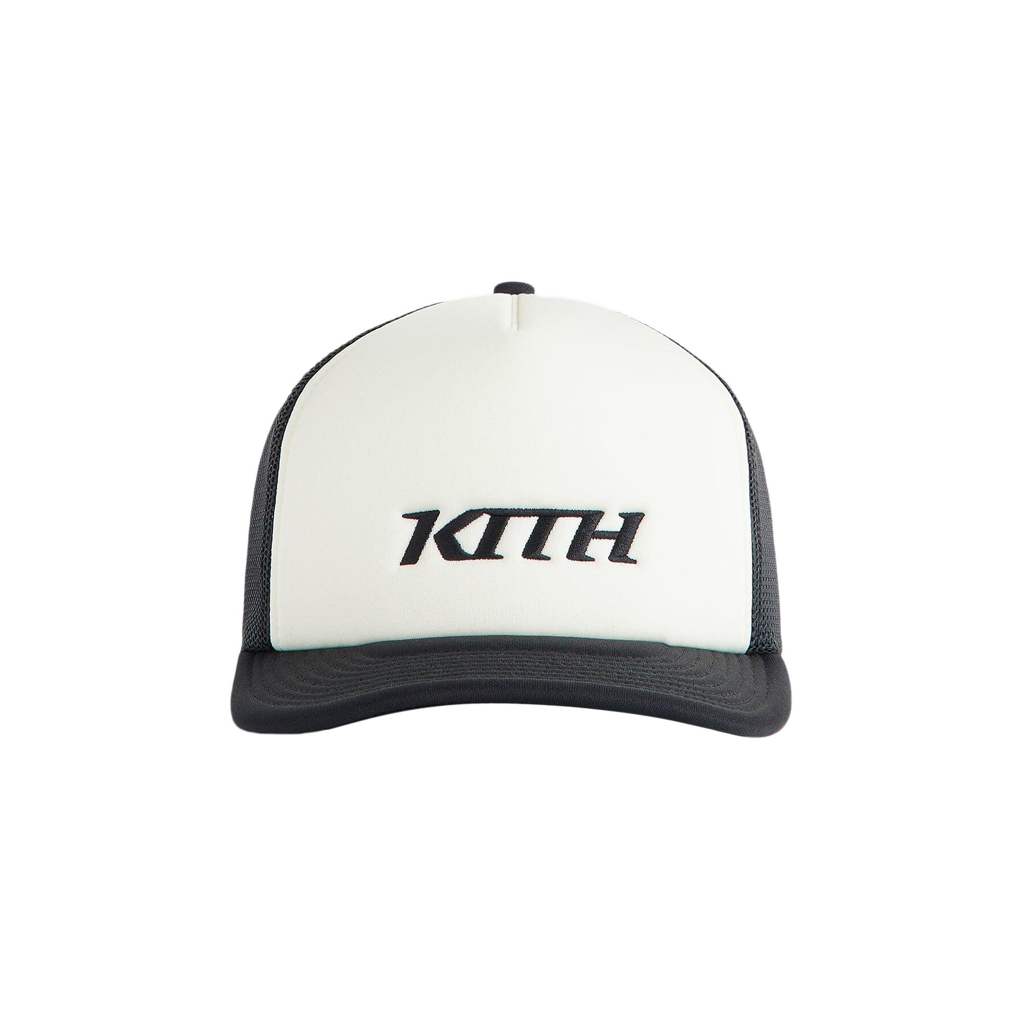 Pre-owned Kith Polyfoam Nolan Trucker Hat 'black' | Men's Size Onesize