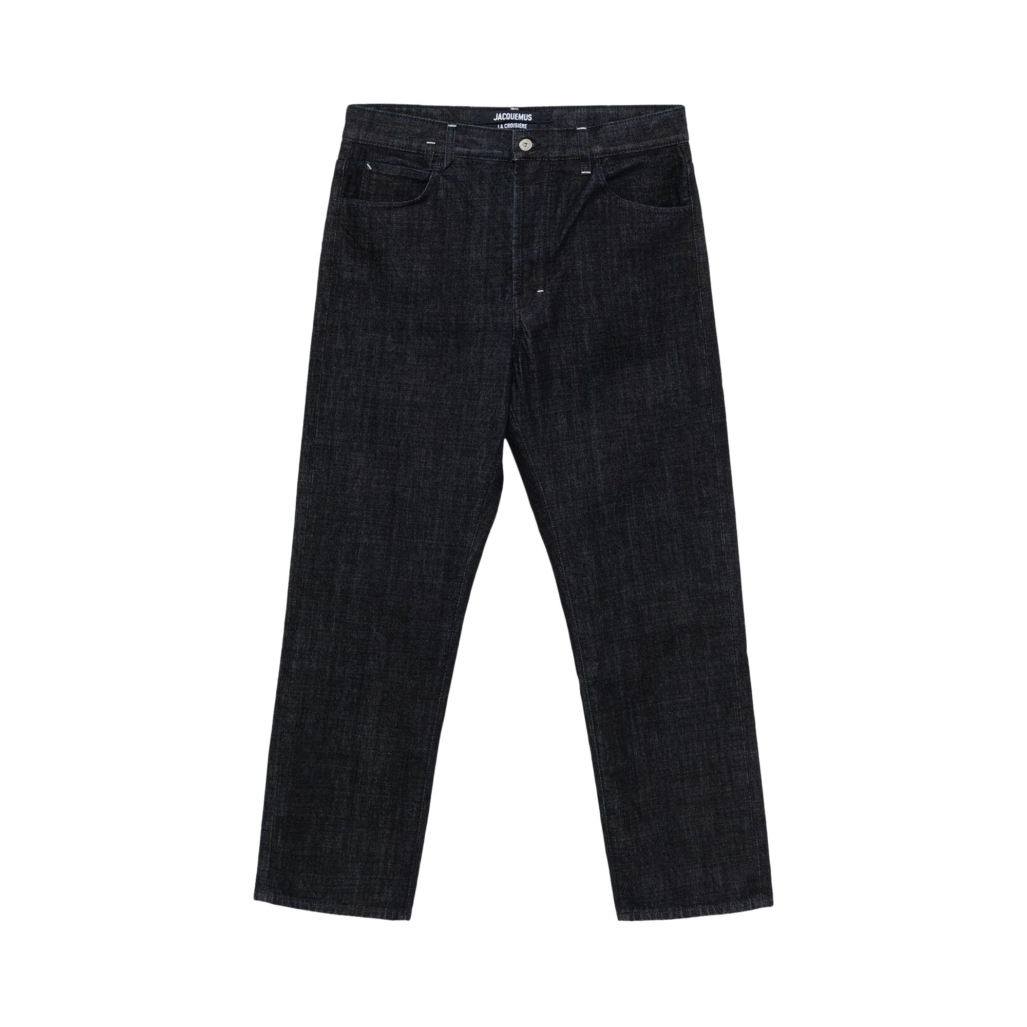 Pre-owned Jacquemus Venice Jean 'dark Navy' | Blue | Men's Size 34