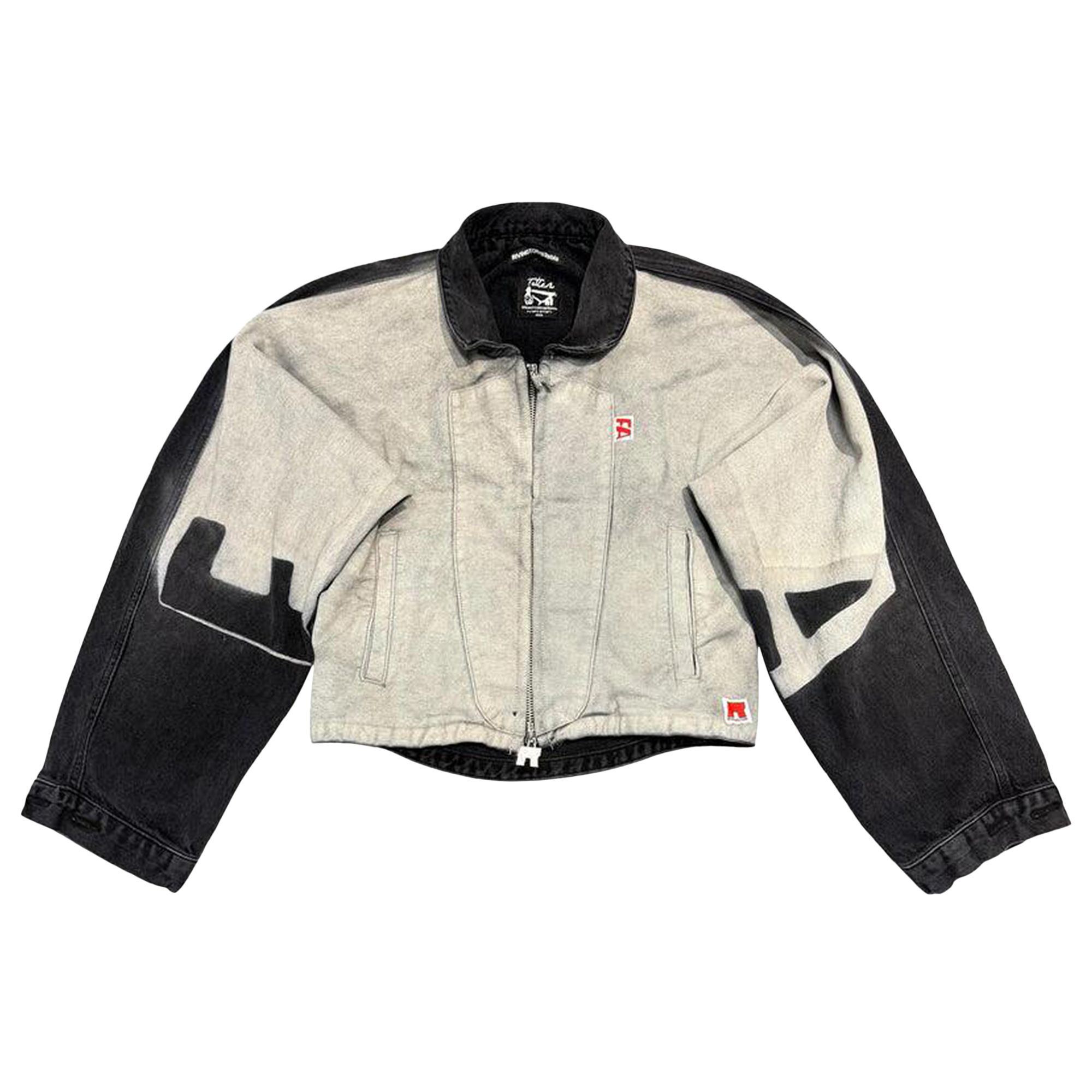 Pre-owned Rivington Roi Rebis Father Agency Trucker Jacket 'black' | Men's Size M