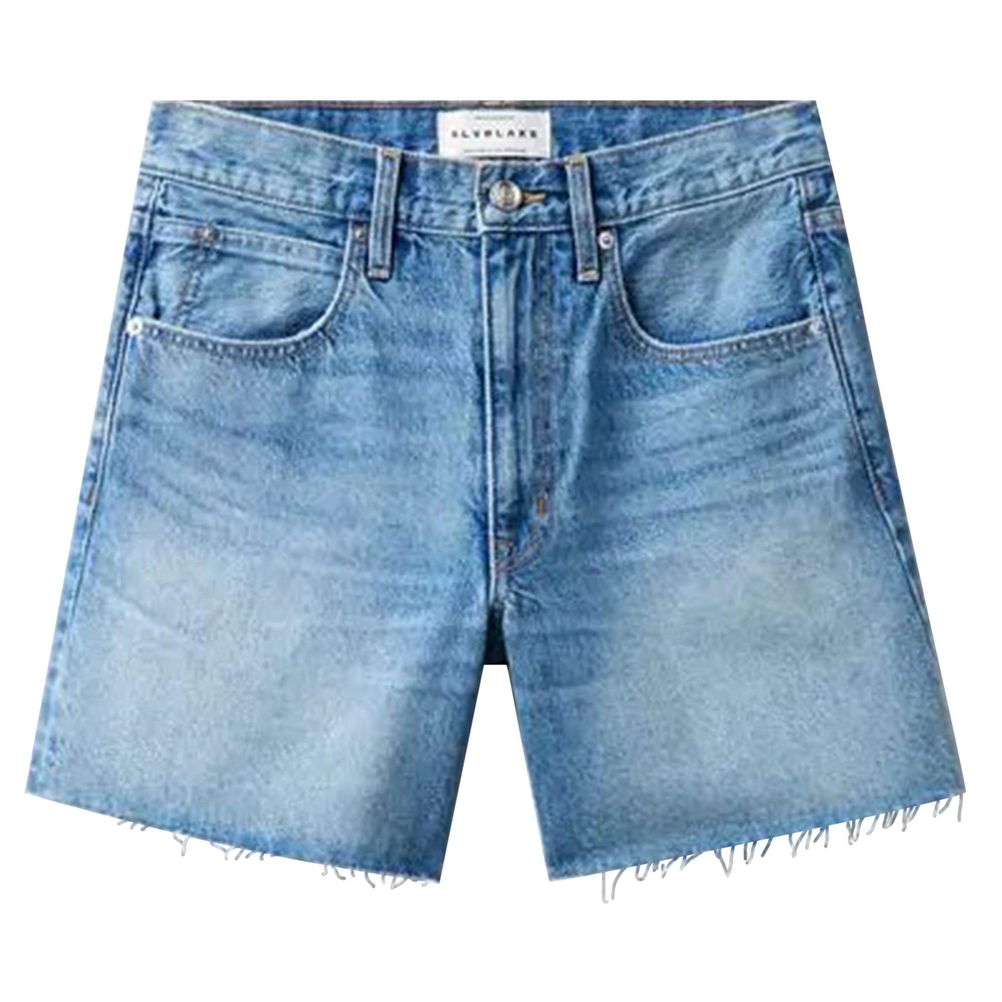 Pre-owned Slvrlake Sienna Cut Off Short 'point Dume Blu' | Blue | Women's Size 24