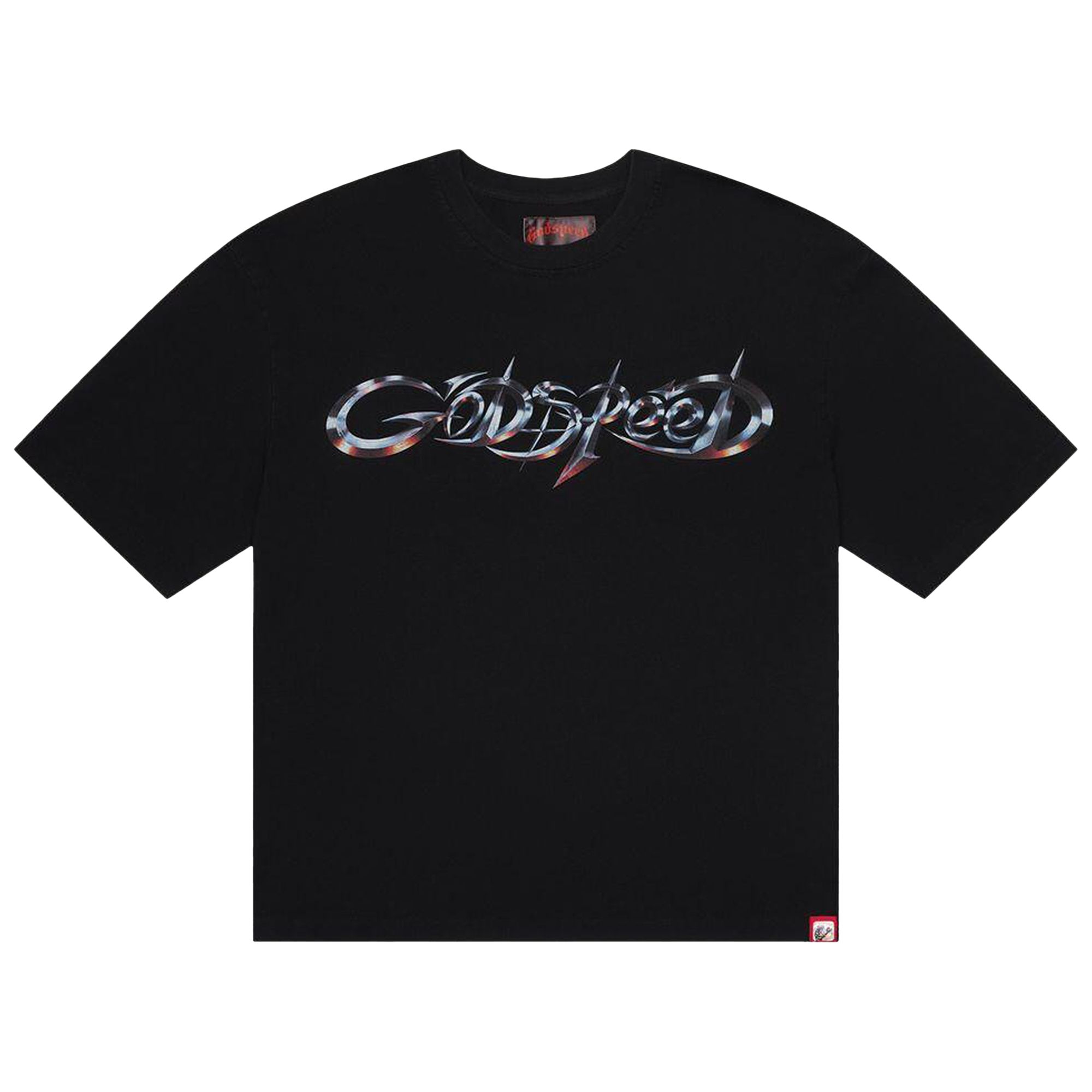 Pre-owned Godspeed New Age Logo T-shirt 'black Wash' | Men's Size M