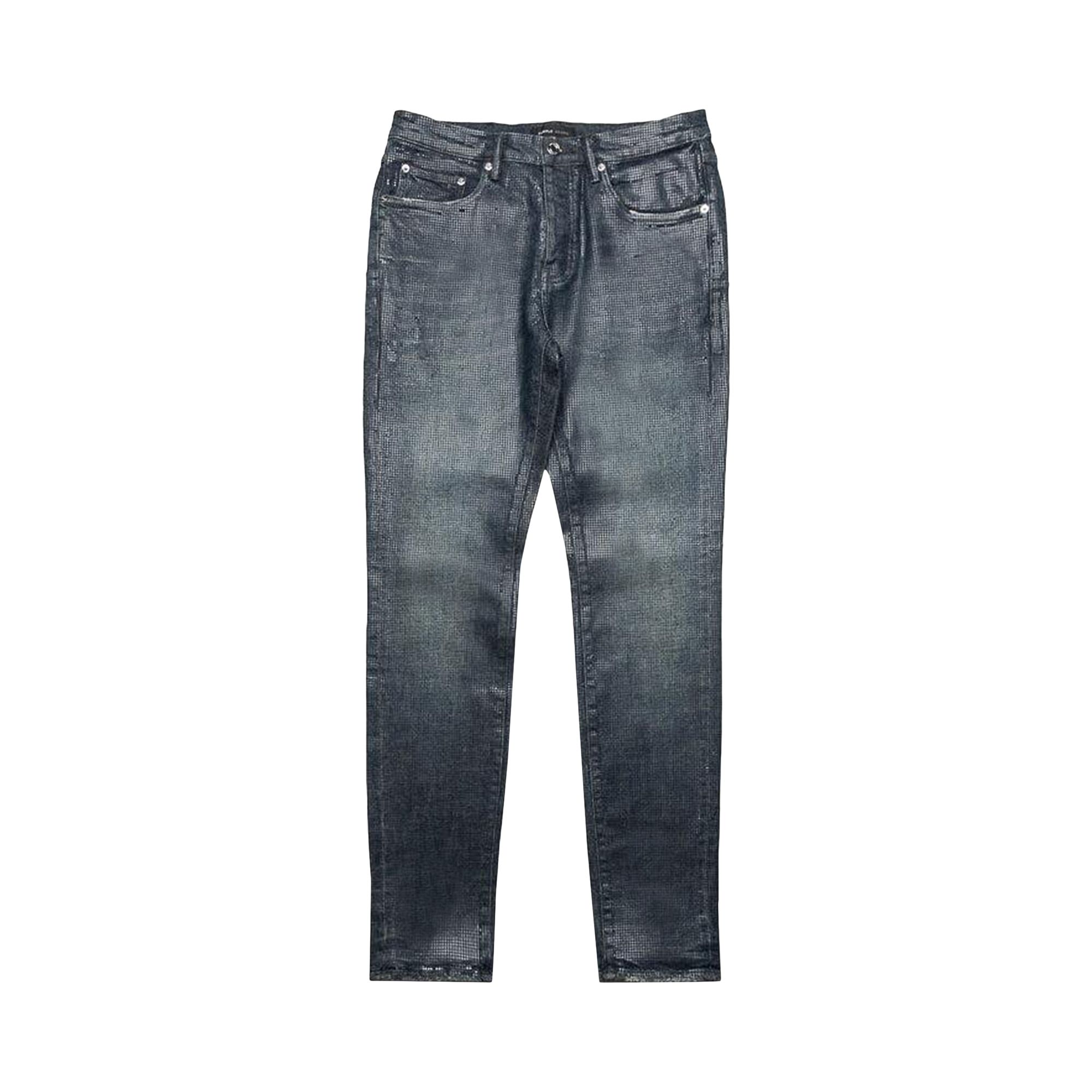 Pre-owned Purple Brand Tiled Overlay Jean 'dark Indigo' | Multi-color | Men's Size 32