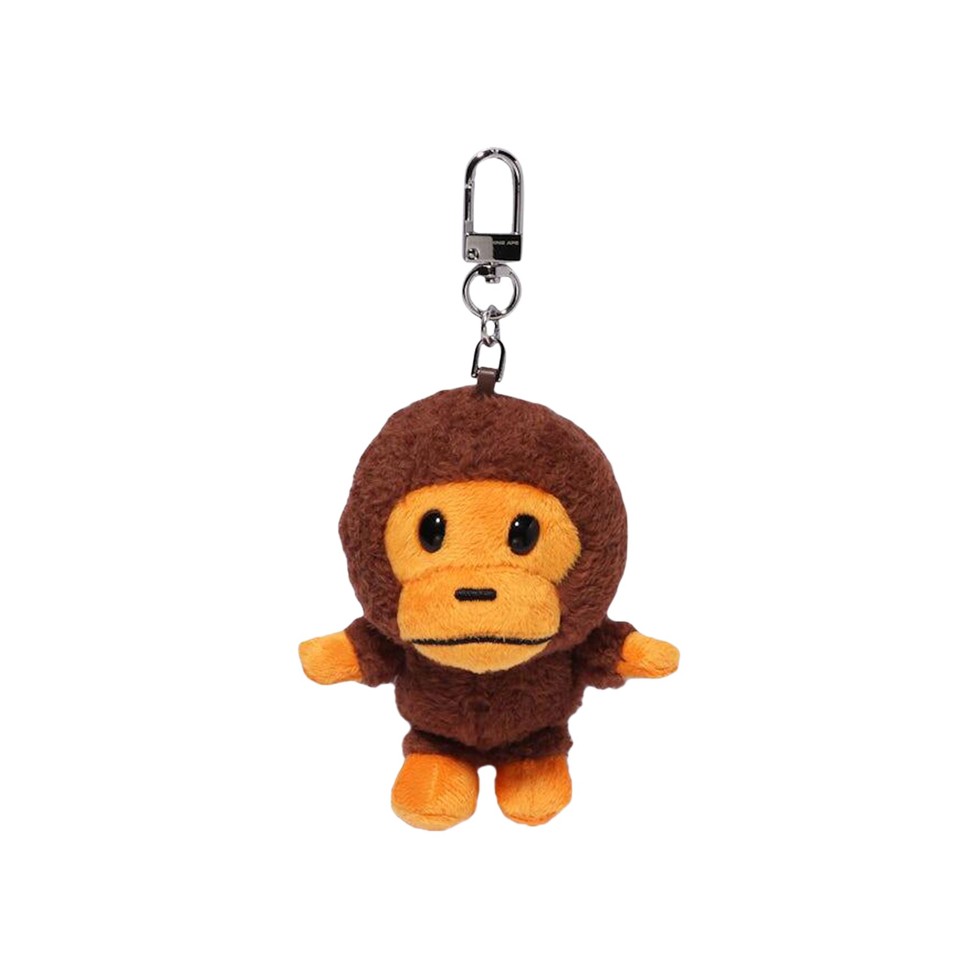 BAPE Pre-owned Baby Milo Plush Doll Keychain 'brown' | Men's Size Onesize