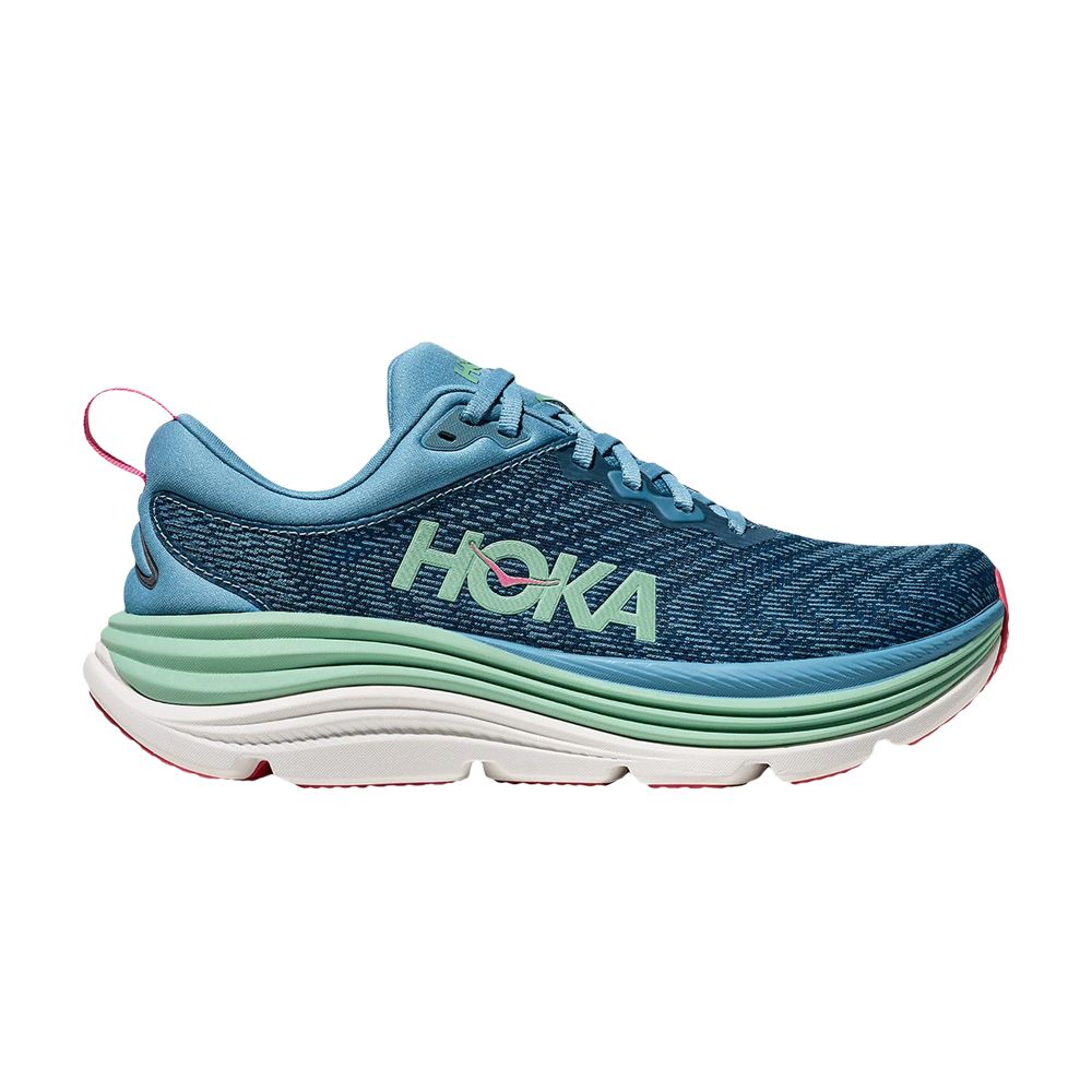 Pre-owned Hoka Wmns Gaviota 5 Wide 'alpine Blue Jadeite' | Women's Size 8