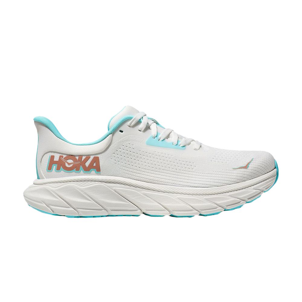 Pre-owned Hoka Wmns Arahi 7 'frost Rose Gold' | White | Women's Size 5.5