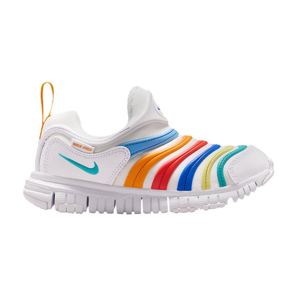 Nike Dynamo Free PS 'White Multi' | Kid's Size 11 - 343738-106