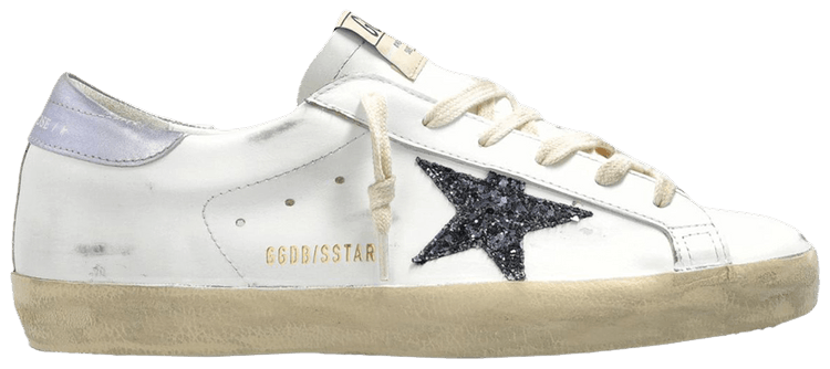 Golden Goose Wmns Superstar White Black Glicine