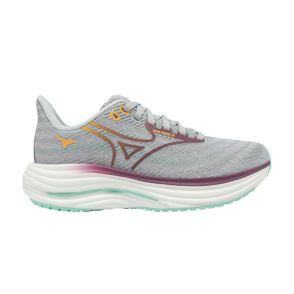 Pre-owned Mizuno Wmns Wave Rider 29 'light Grey Purple' | Women's Size 7.5 In Gray
