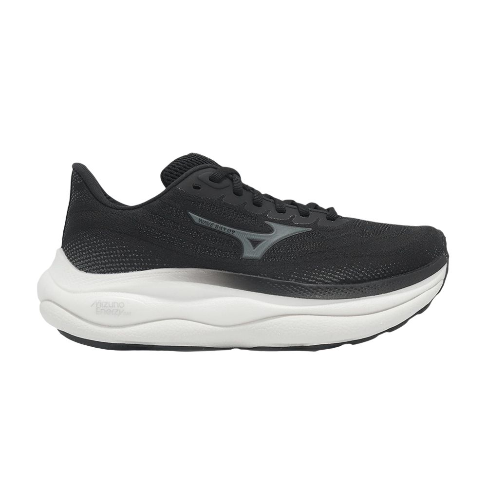 Pre-owned Mizuno Wmns Wave Sky 9 Super Wide 'black White' | Women's Size 8.5