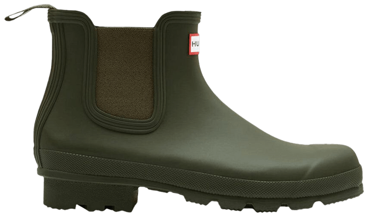 Hunter Original Chelsea Boot Dark Olive